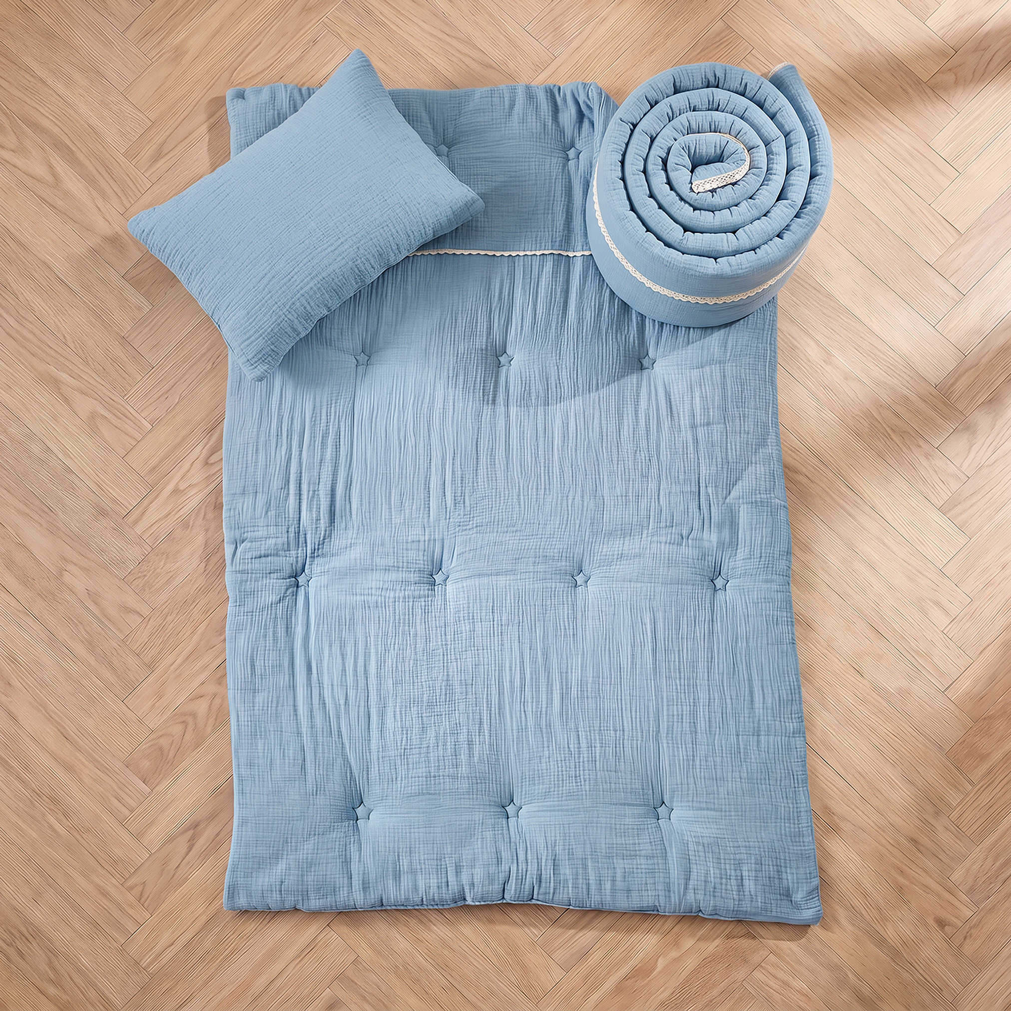 Juniors 5-Piece Muslin Bedding Set-baby-nursery-babybedding-image-5