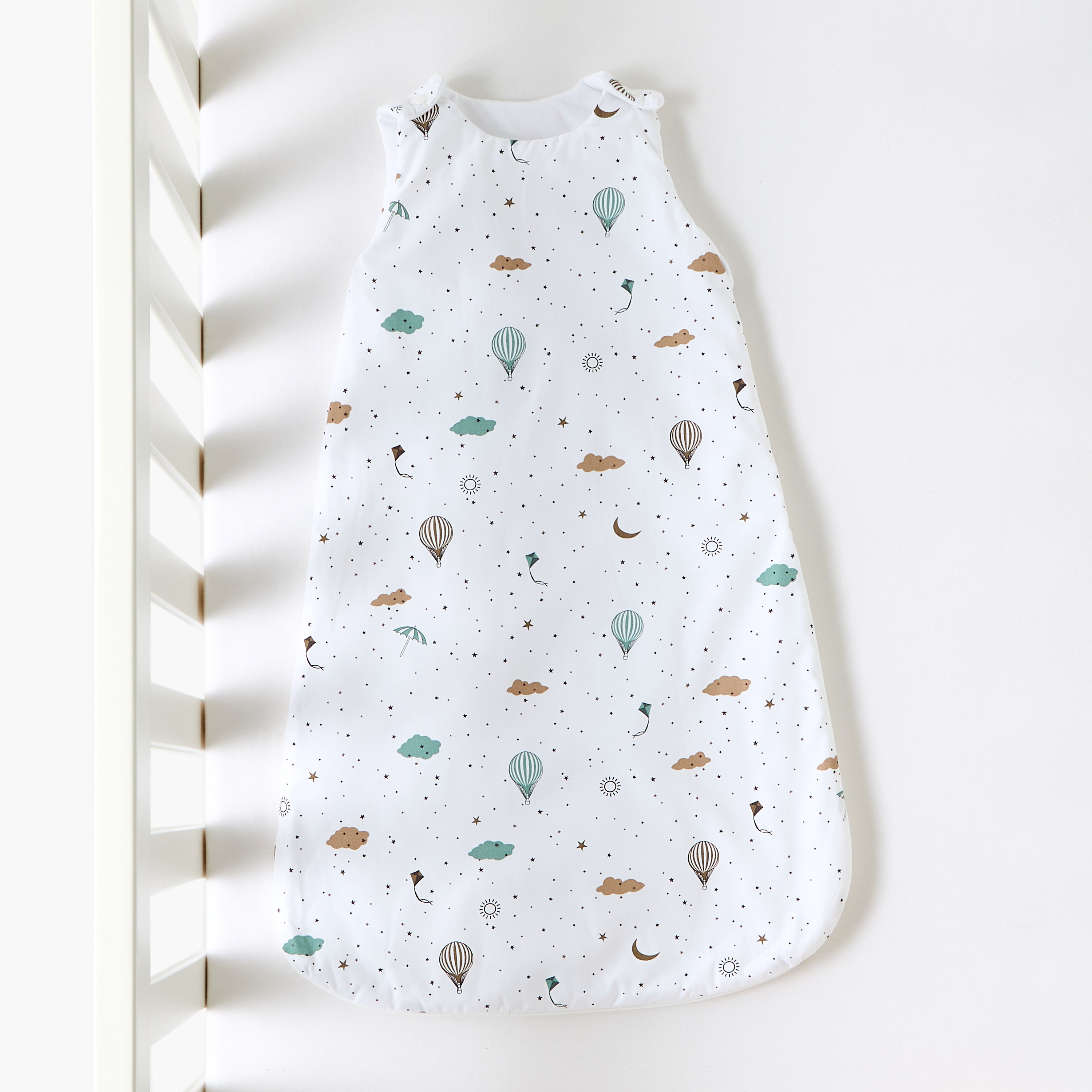 شنطة نوم قطن بطبعات منطاد من جونيورز - 48x90 سم-baby-nursery-blanketsandswaddles-swaddlesandsleepingbags-image-2