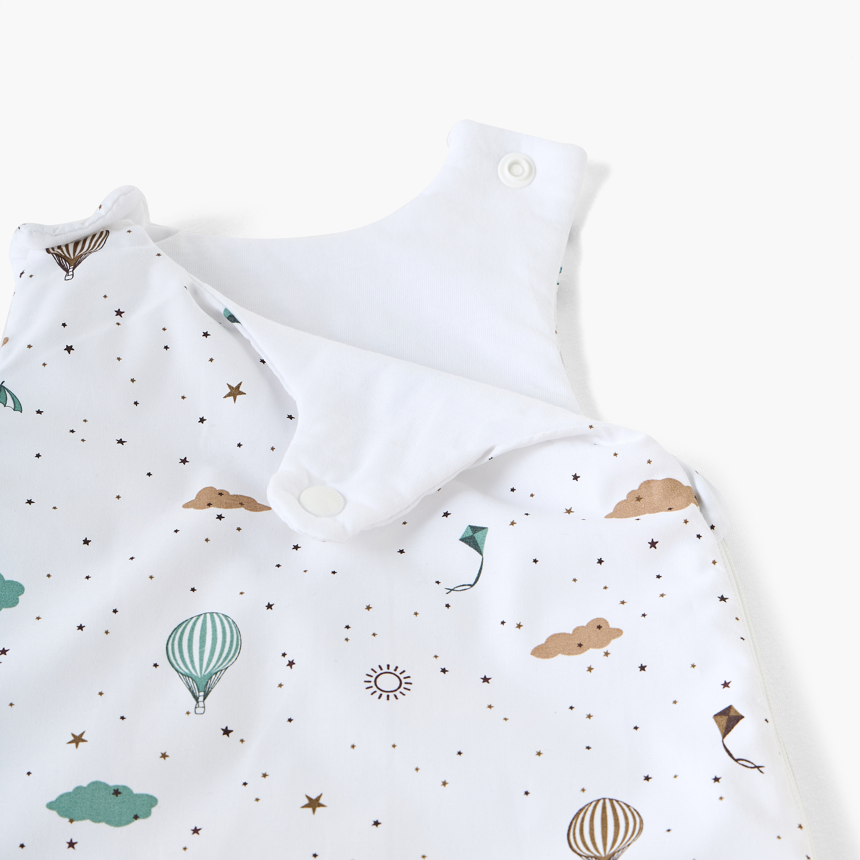 شنطة نوم قطن بطبعات منطاد من جونيورز - 48x90 سم-baby-nursery-blanketsandswaddles-swaddlesandsleepingbags-image-4
