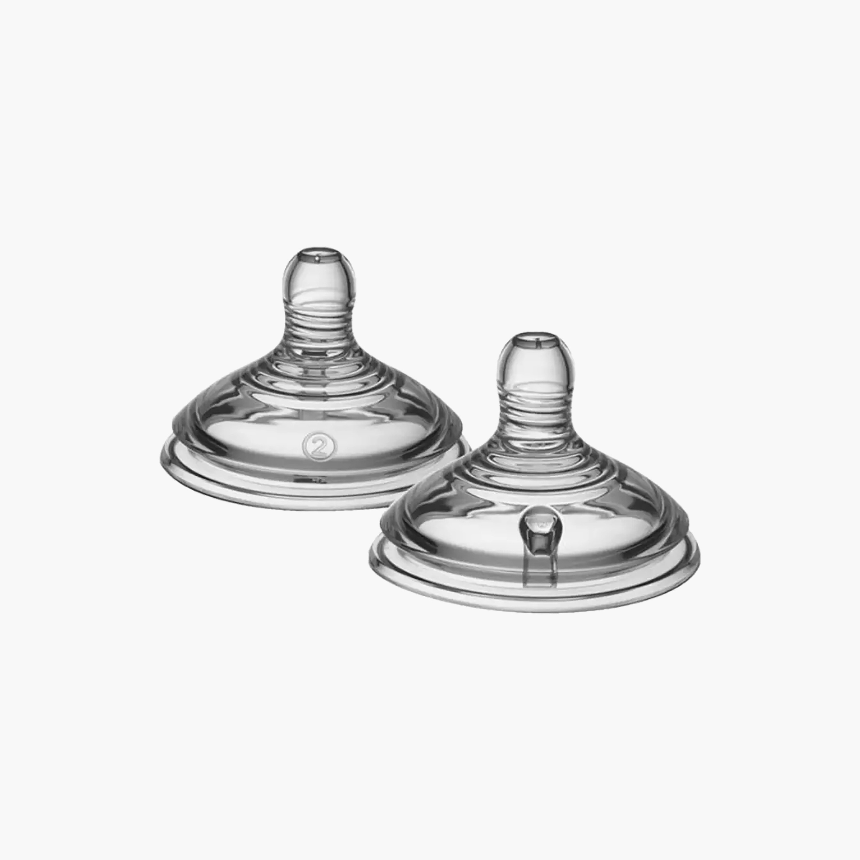 Tommee Tippee Natural Start Medium Flow Silicone Teat - Pack of 2, 3+ months-baby-feeding-feedingbottles-bottlesandteats-image-3