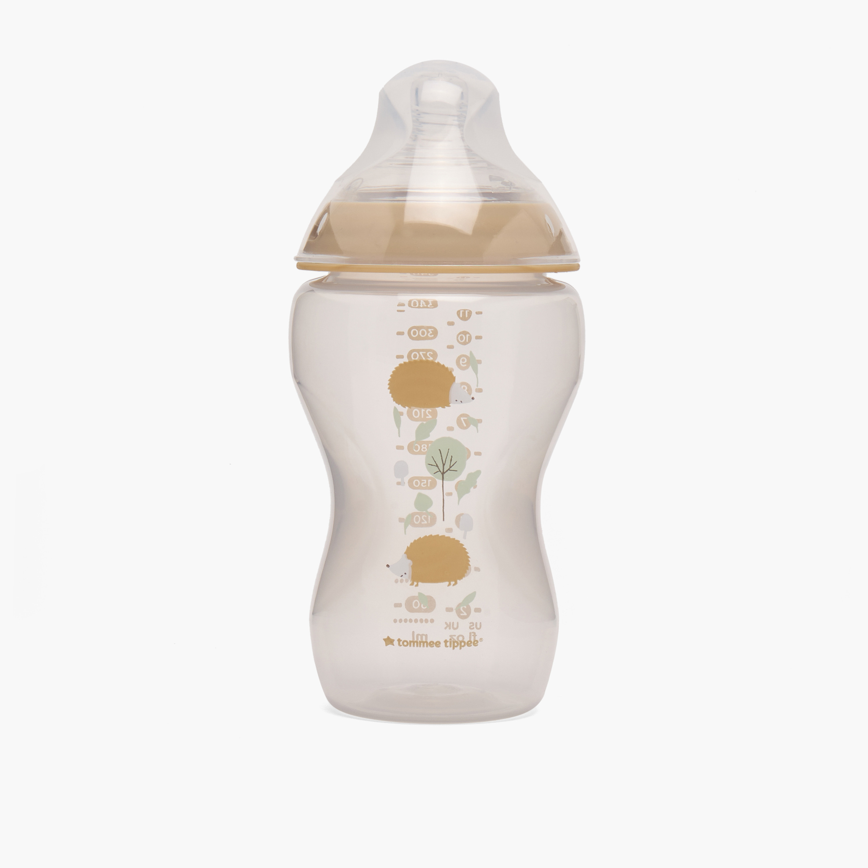 طقم قوارير رضاعة بتدفق متوسط ناتشورال ستارت قطعتين من تومي تيبي - 340 مل-baby-feeding-feedingbottles-bottlesandteats-image-1