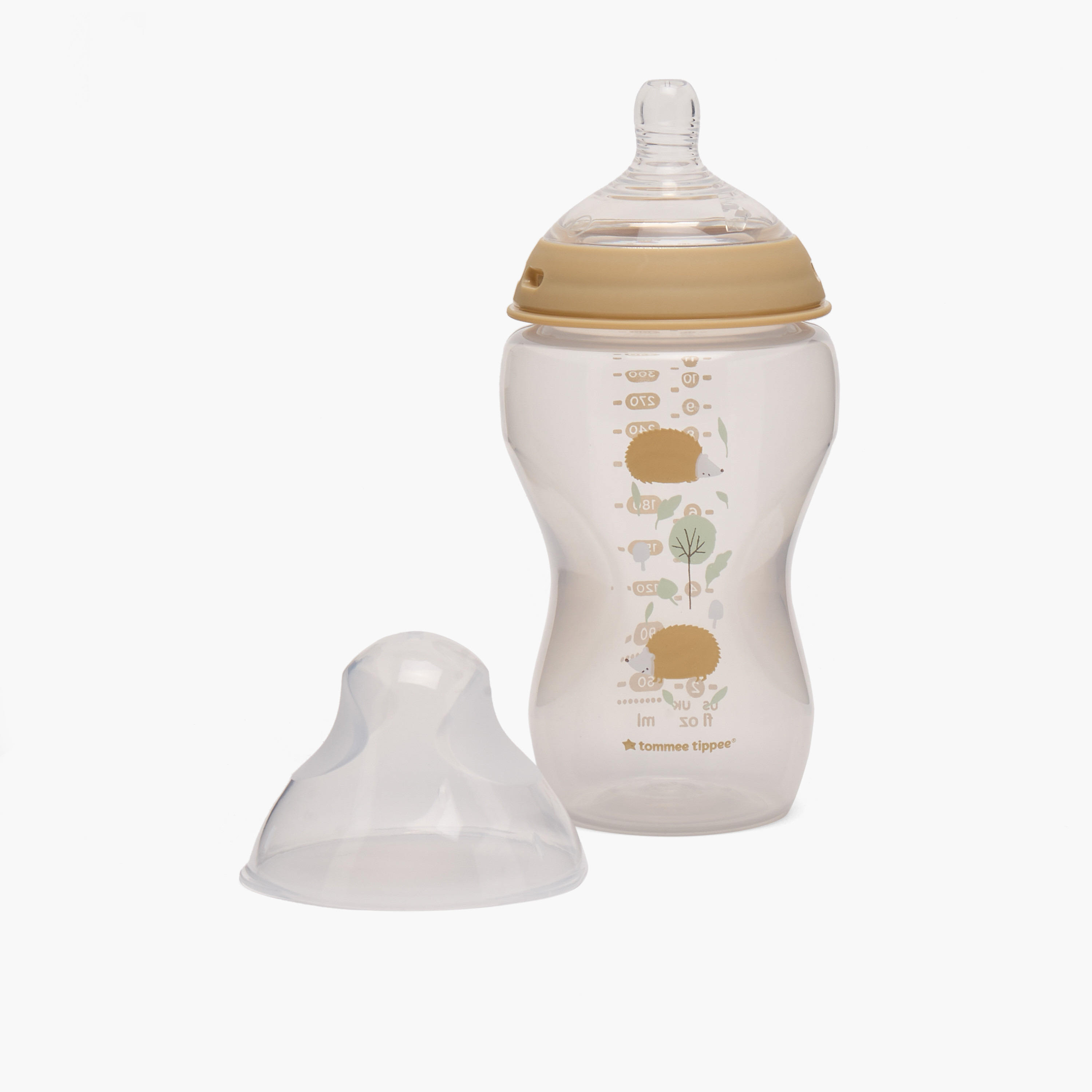 طقم قوارير رضاعة بتدفق متوسط ناتشورال ستارت قطعتين من تومي تيبي - 340 مل-baby-feeding-feedingbottles-bottlesandteats-image-4