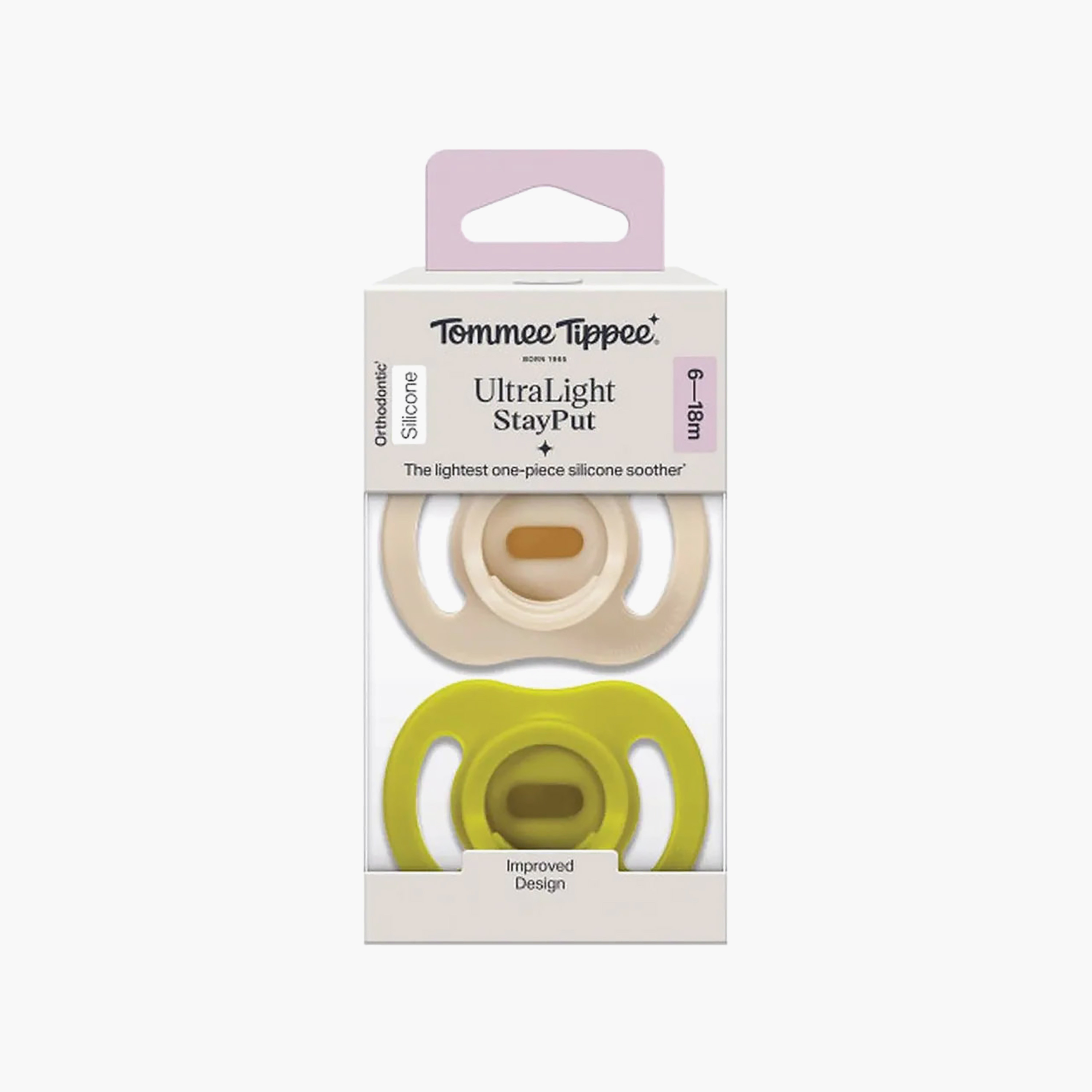 Pack of 2 Tommee Tippee Bbay Pacifier with Ultra Light, 6-18 months-baby-feeding-pacifiers-image-5