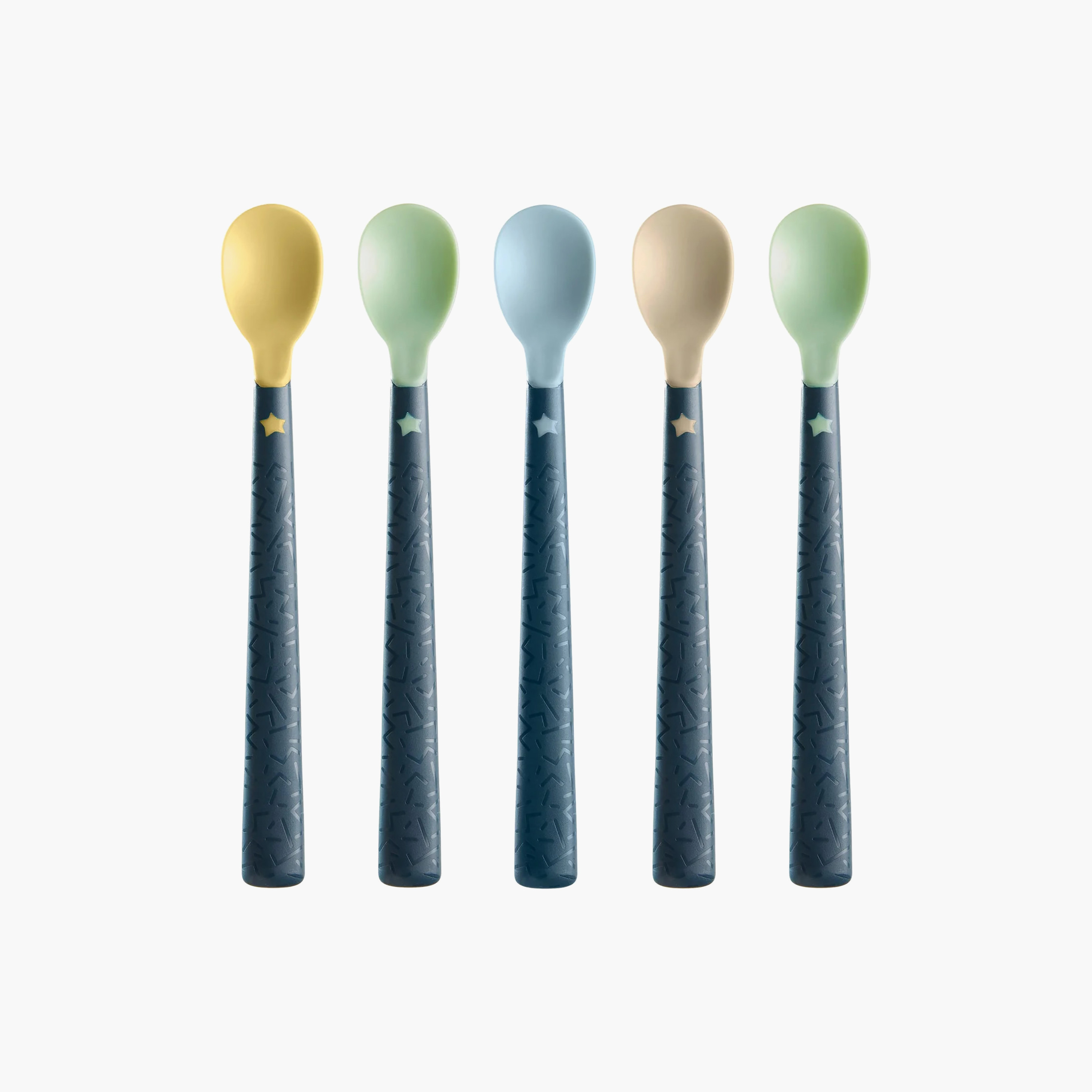 Pack of 5 Tommee Tippee Softee Weaning Spoons-baby-feeding-mealtimeessentials-image-1