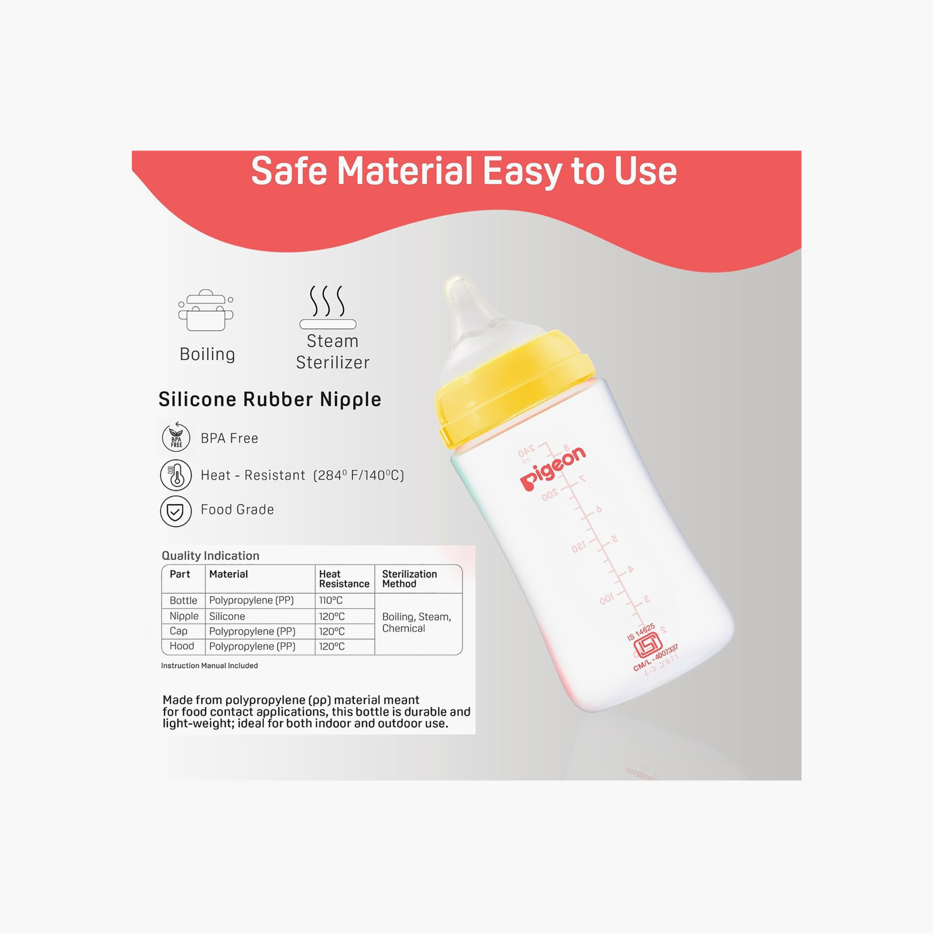 قارورة رضاعة سوفت لاتش من بيجون - 160 مل لحديثي الولادة-baby-feeding-feedingbottles-bottlesandteats-image-2