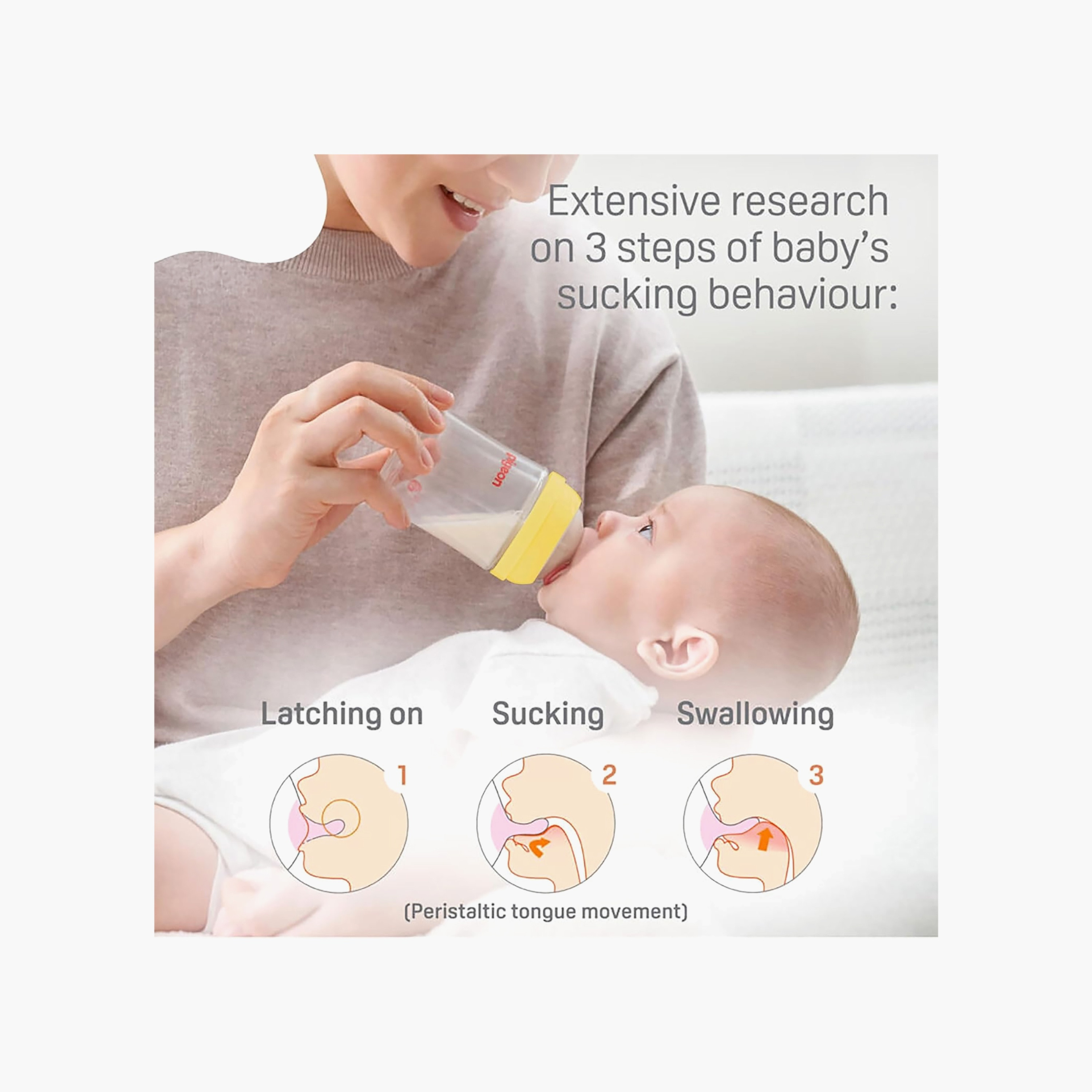 قارورة رضاعة سوفت لاتش من بيجون - 160 مل لحديثي الولادة-baby-feeding-feedingbottles-bottlesandteats-image-7