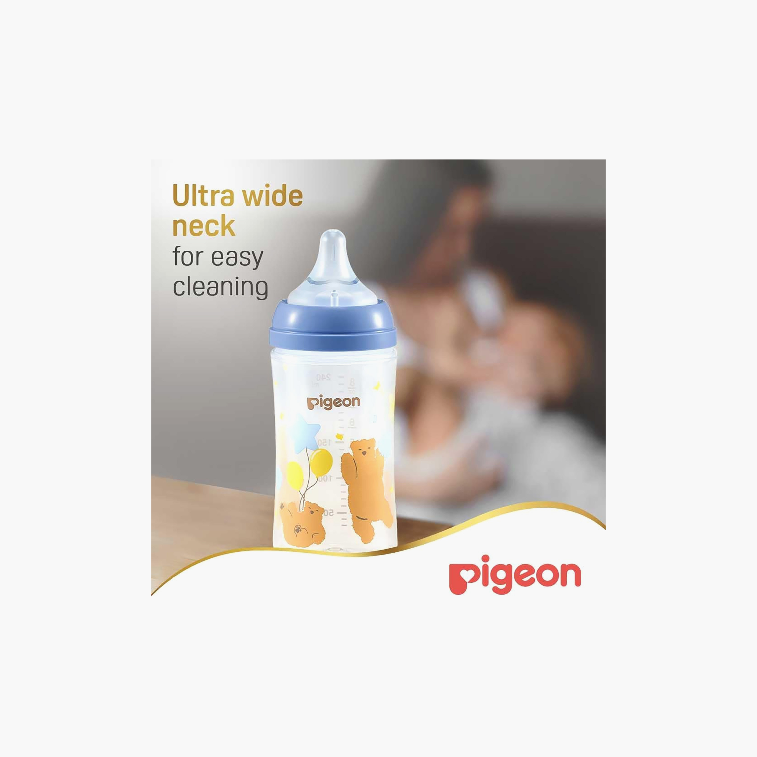 رضاعة بعنق عريضة سوفت تاتش من بيجون - 240 مل-baby-feeding-feedingbottles-bottlesandteats-image-7