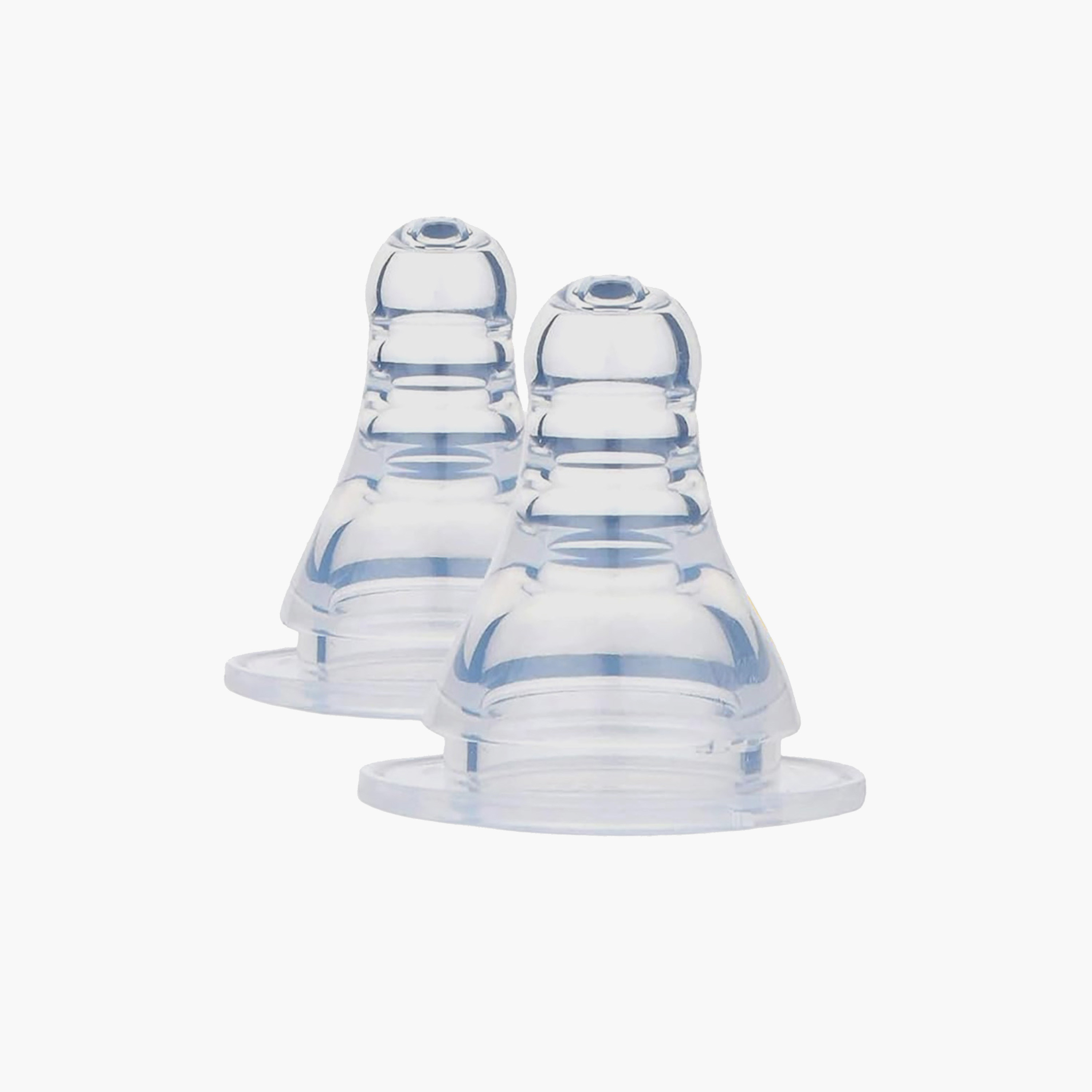حلمات رضاعة سيليكون مرنة بعنق ضيق من بيجون - عبوة من قطعتين، 0+ شهر-baby-feeding-feedingbottles-bottlesandteats-image-1