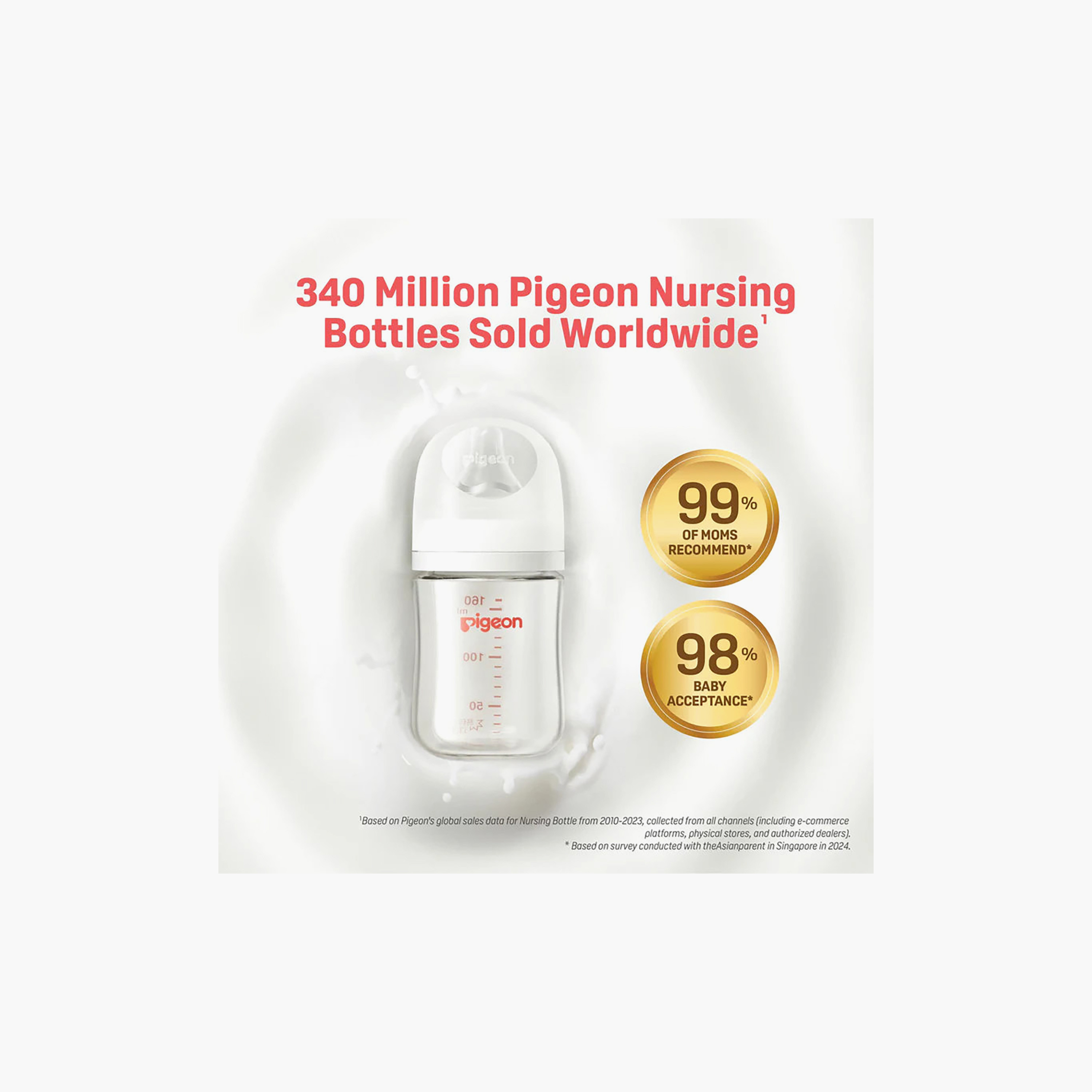 Pigeon Soft Touch Wide Neck Silicone Teat - Pack of 2-baby-feeding-feedingbottles-bottlesandteats-image-3