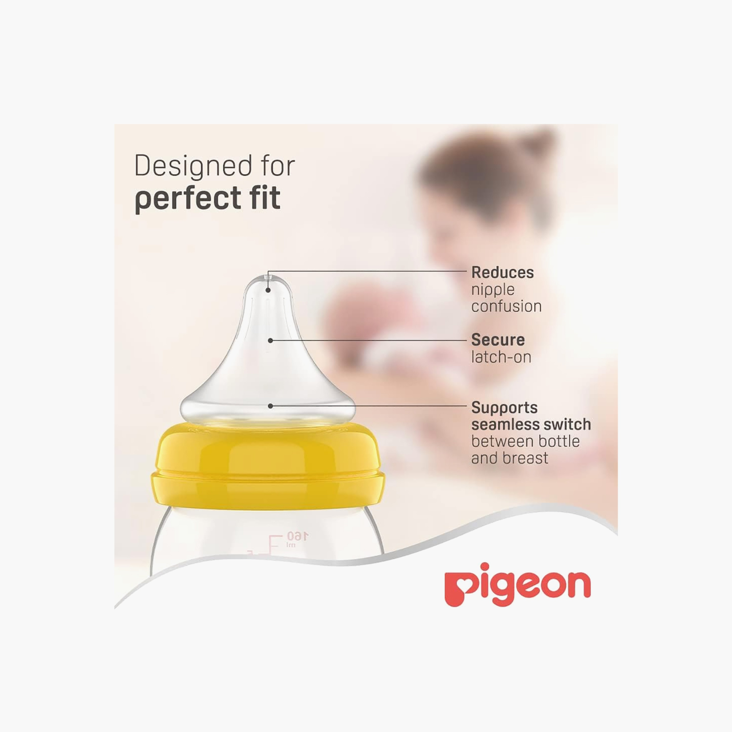 Pigeon Soft Touch Wide Neck Silicone Teat - Pack of 2, 6+ months-baby-feeding-feedingbottles-bottlesandteats-image-4