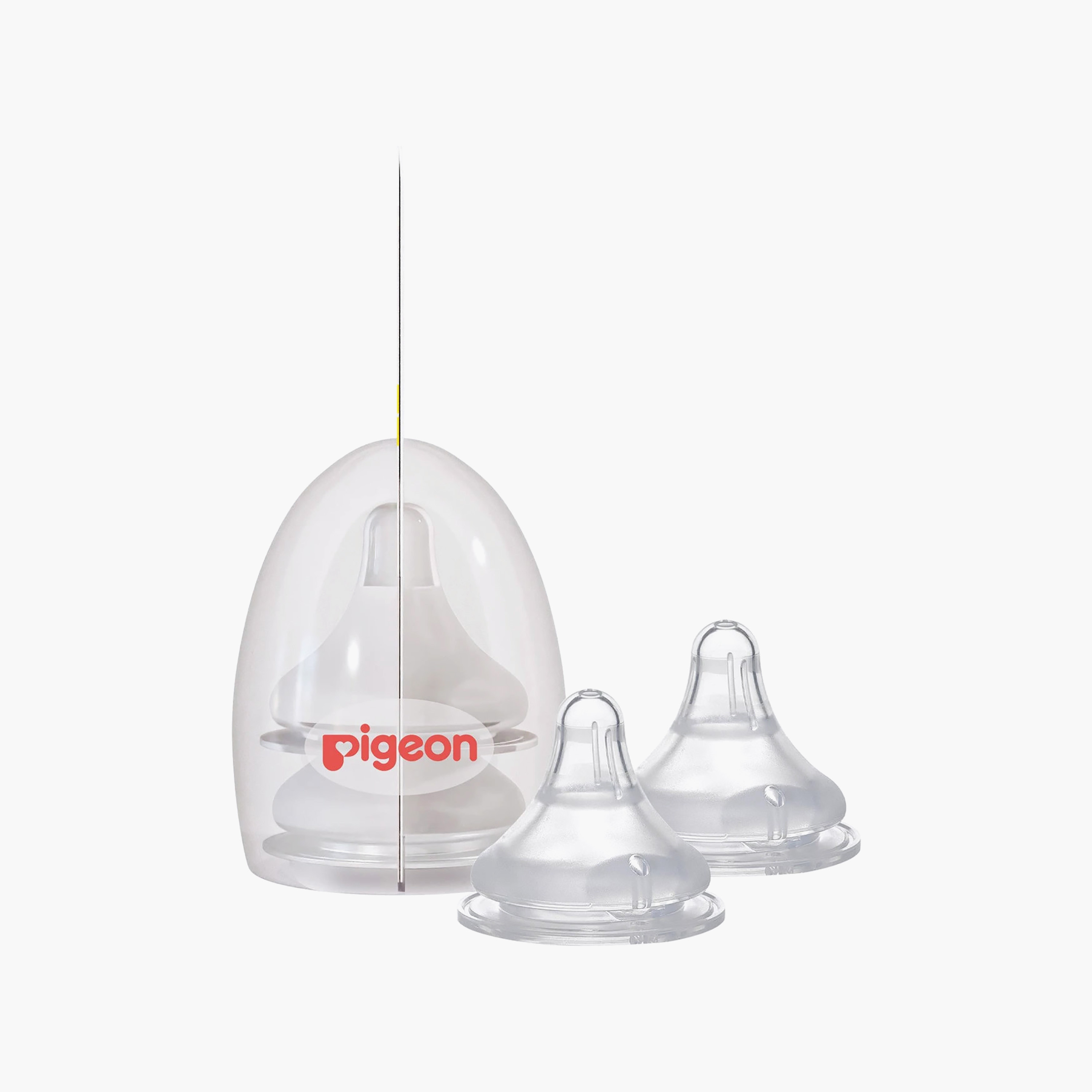حلمة سيليكون بعنق واسع سوفت تاتش من بيجون - طقم من قطعتين، + 9 أشهر-baby-feeding-feedingbottles-bottlesandteats-image-3