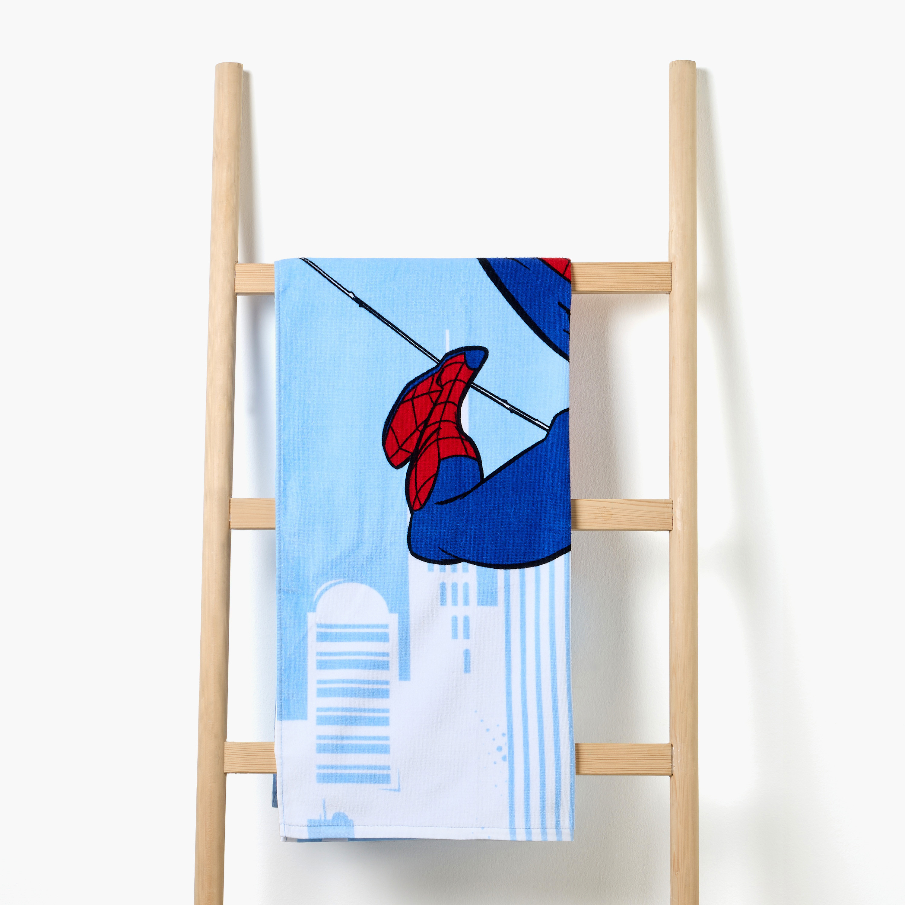 Poncho Towel with Spider-Man Print-baby-bathandcare-towels-image-2