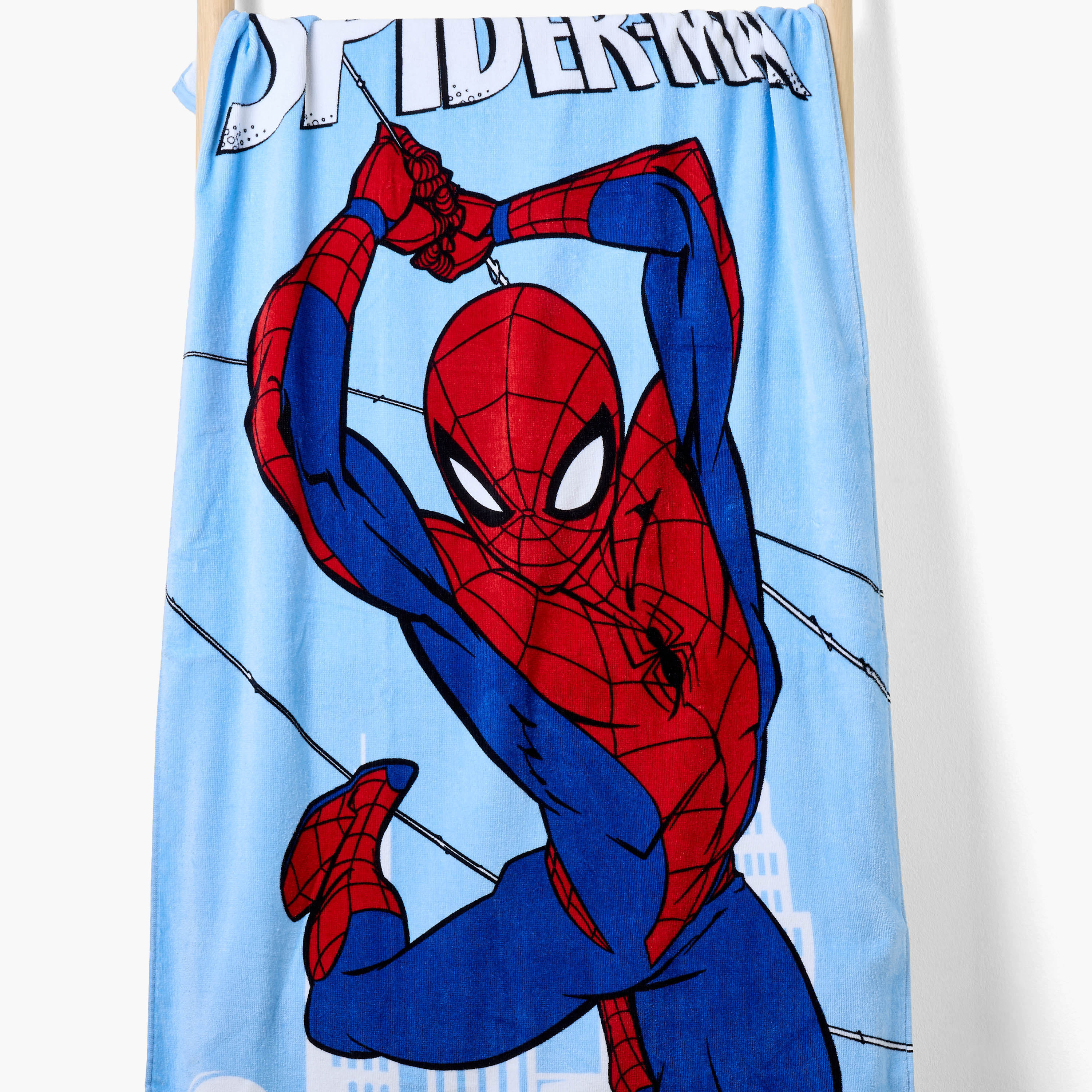 Poncho Towel with Spider-Man Print-baby-bathandcare-towels-image-5