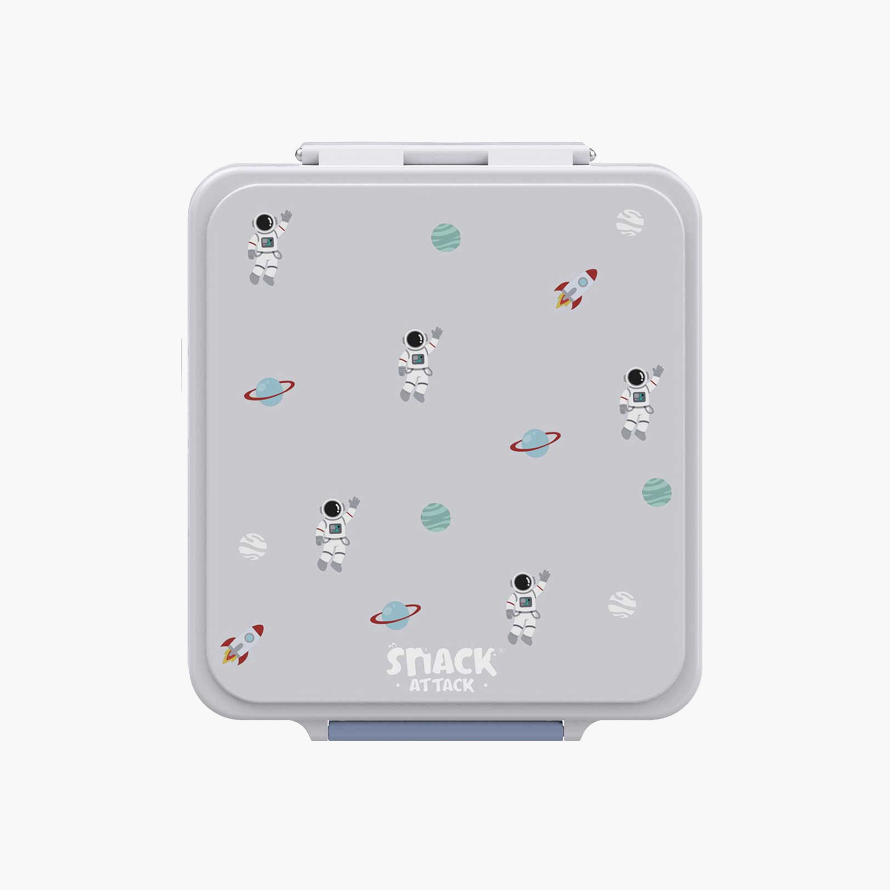 Snack Attack 4-Compartment Bento Space Lunch Box with Insulated Stainless Steel Thermos Food Jar-school-lunchessentials-lunchboxes-image-1