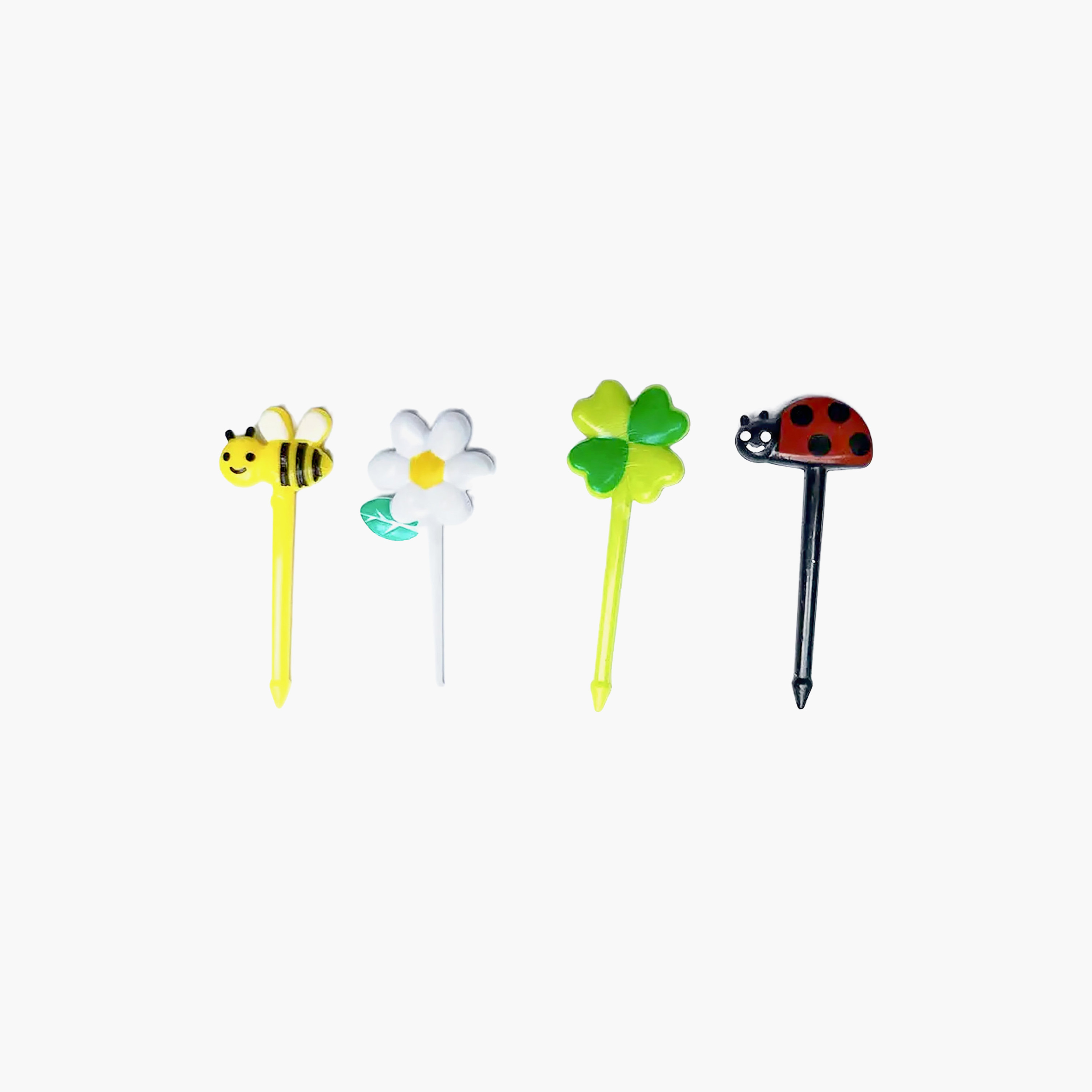 Snack Attack 8-Piece Reusable Spring Theme Food Pickers for Bento Boxes-baby-feeding-mealtimeessentials-image-3