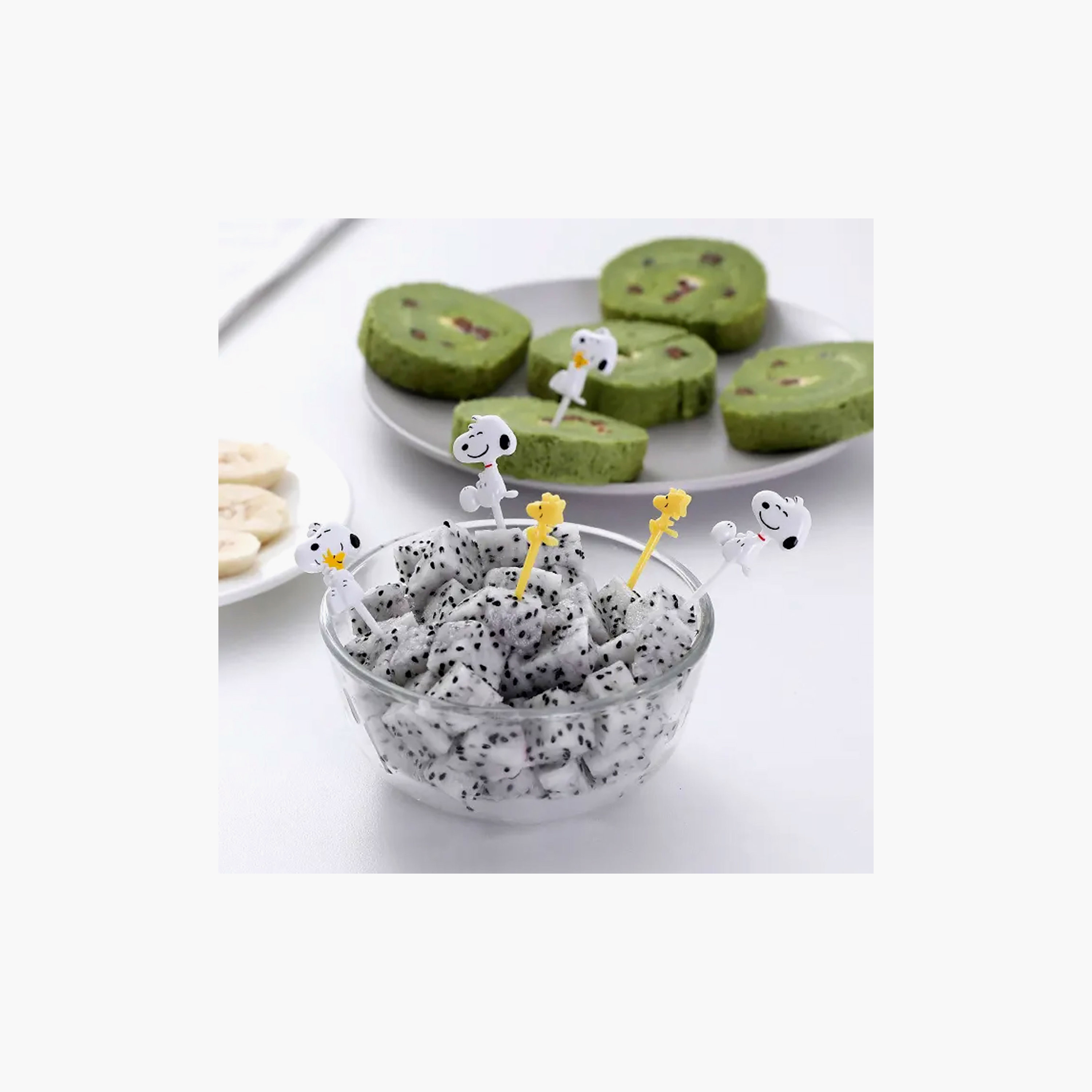 Snack Attack 8-Piece Reusable Snoopy & Woodstock Food Pickers-baby-feeding-mealtimeessentials-image-4
