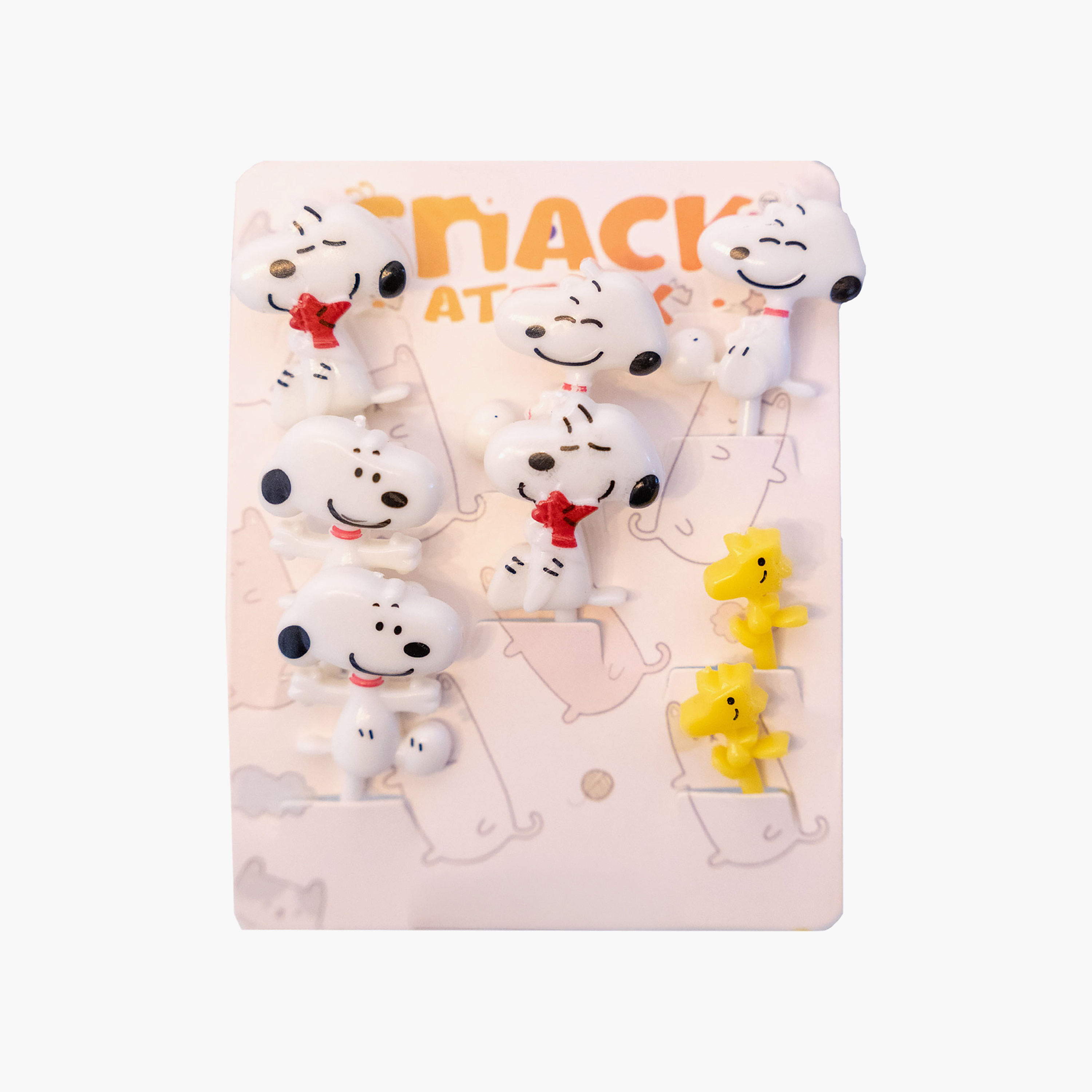 Snack Attack 8-Piece Reusable Snoopy & Woodstock Food Pickers-baby-feeding-mealtimeessentials-image-7
