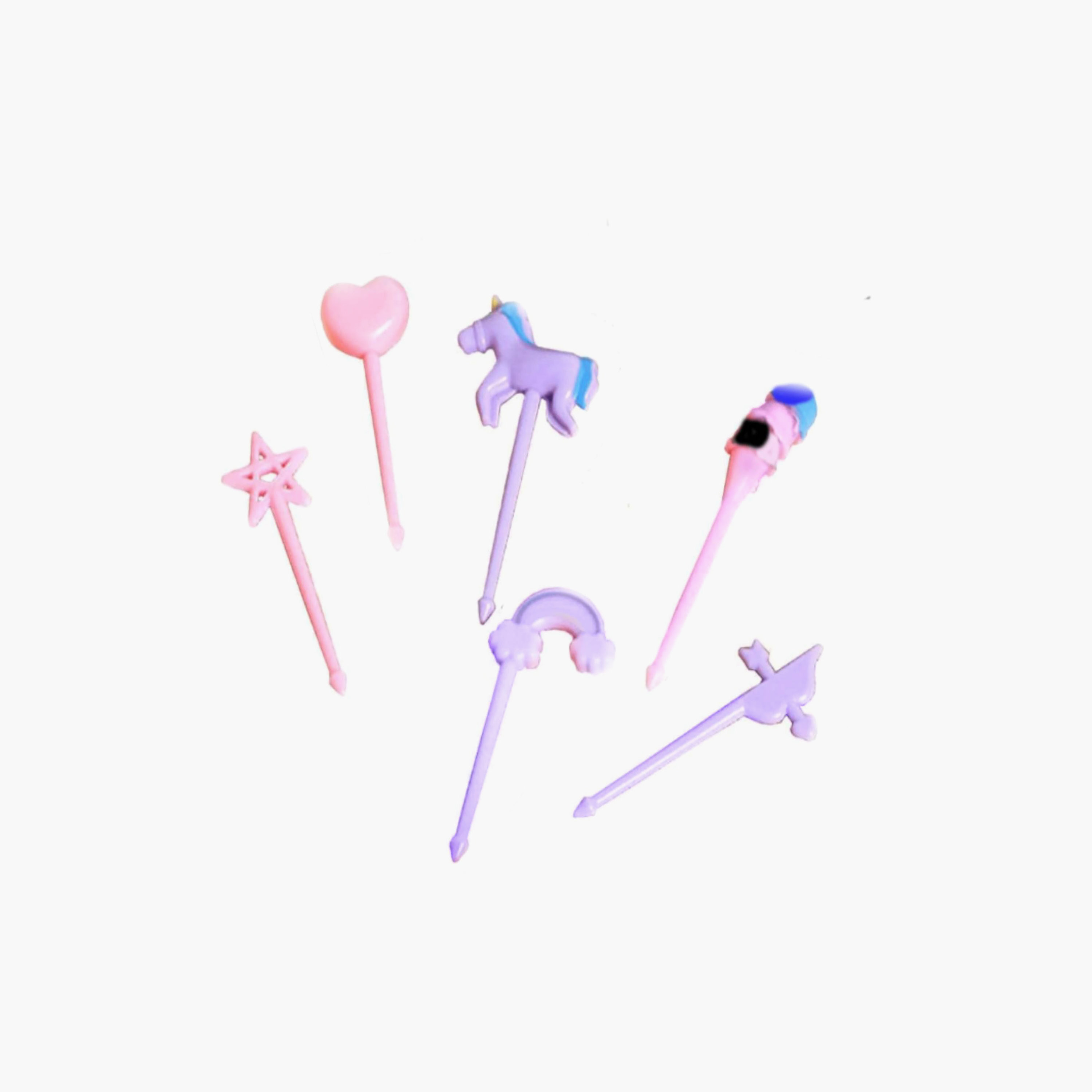 Snack Attack 6-Piece Reusable Magical Fairy Tale Fruit Pickers for Bento Boxes-baby-feeding-mealtimeessentials-image-7