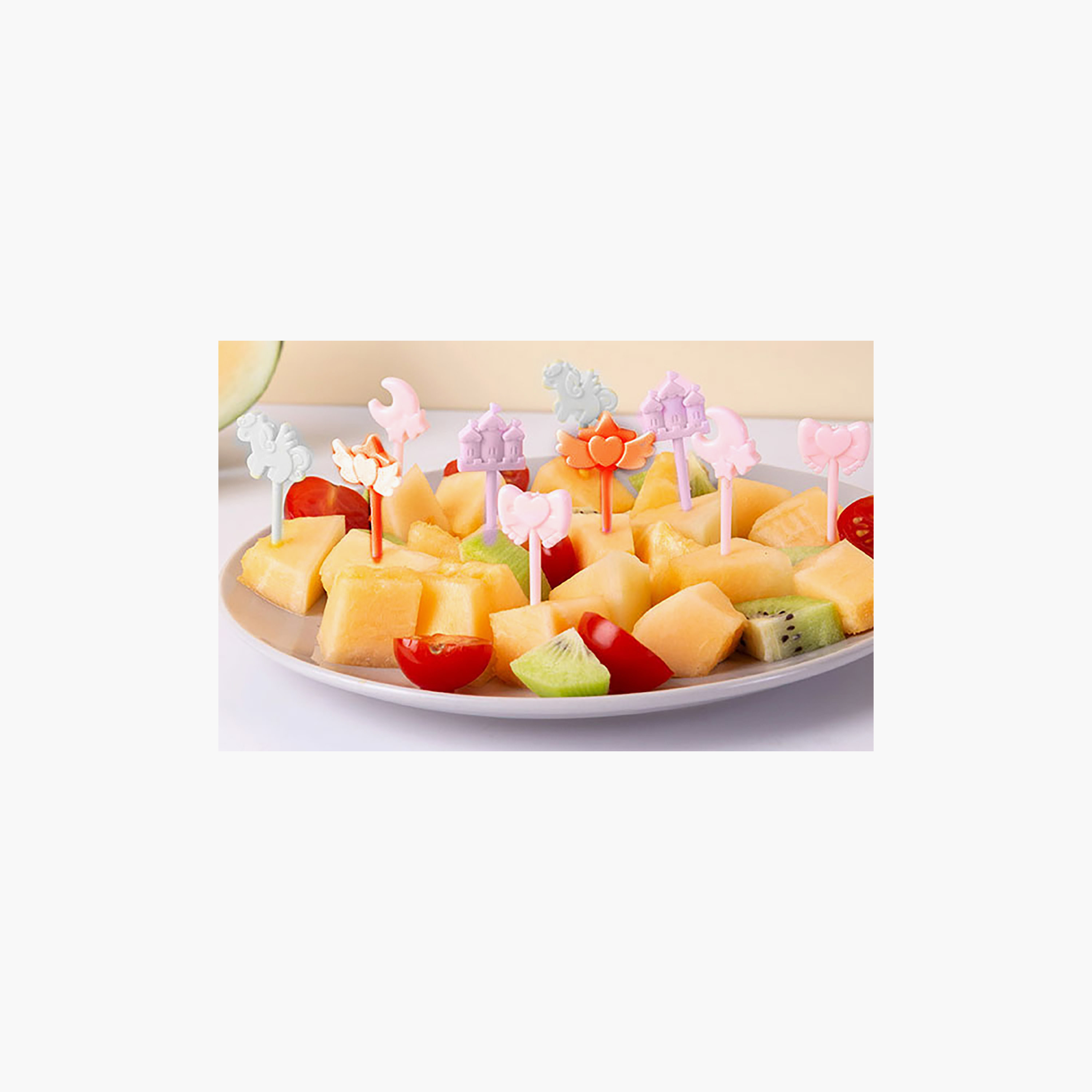 Snack Attack 10-Piece Reusable Magical Princess & Unicorn Food Pickers-baby-feeding-mealtimeessentials-image-4