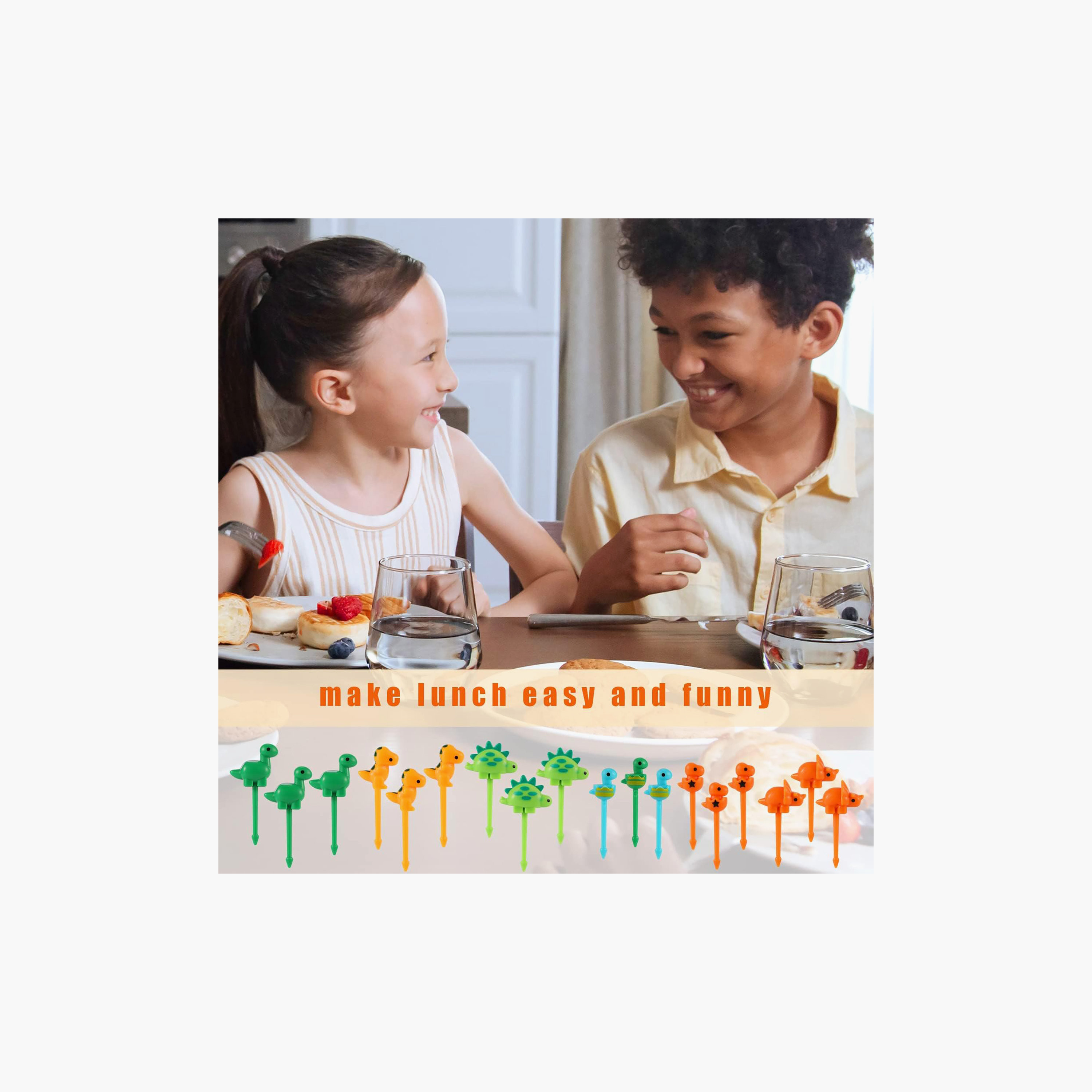 Snack Attack 6-Piece Reusable Dinosaur Food Pickers-baby-feeding-mealtimeessentials-image-3