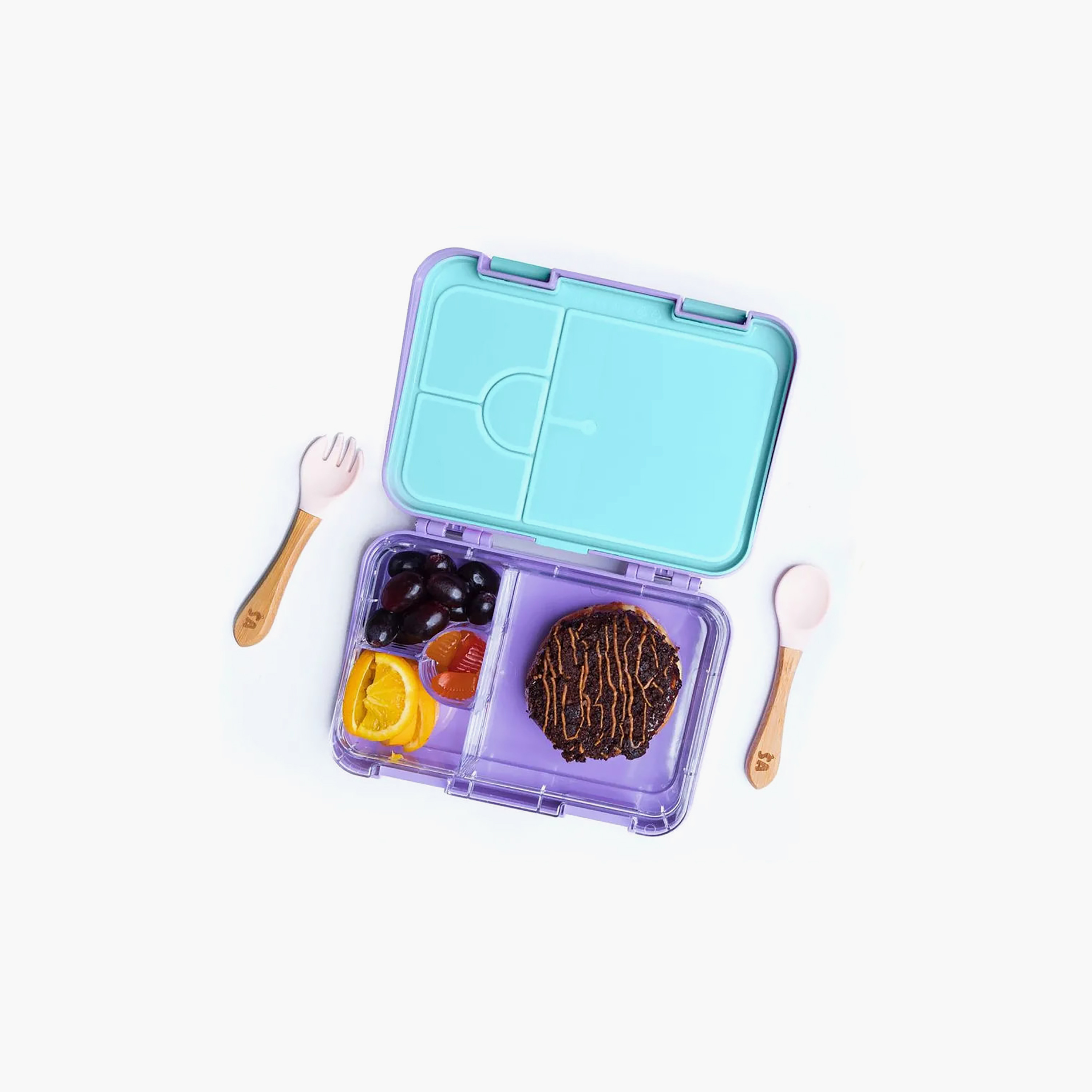 لانش بوكس بينتو سناك أتاك جيمر جيرل للبنات مع أقسام قابلة للتعديل-school-lunchessentials-lunchboxes-image-4