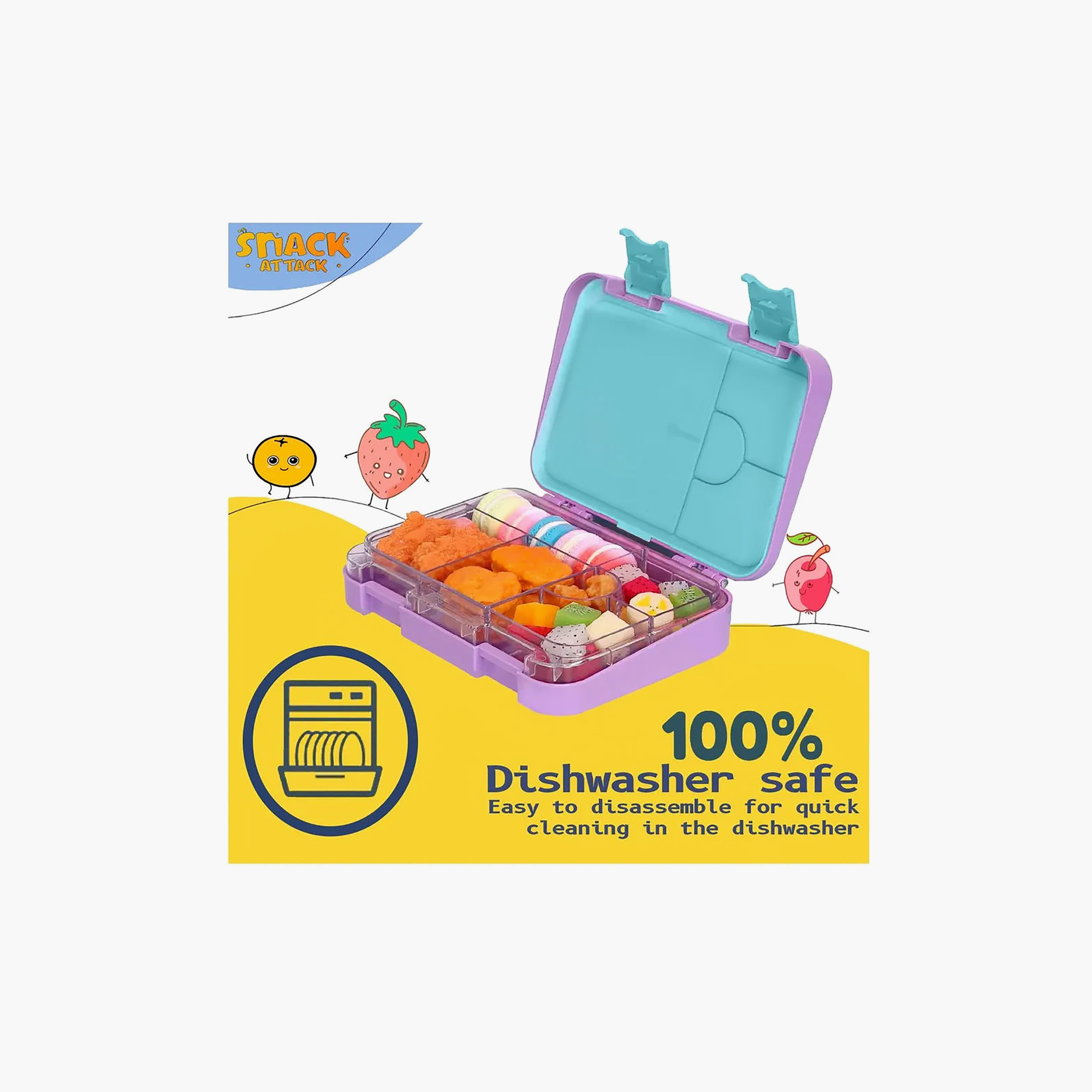 لانش بوكس بينتو سناك أتاك جيمر جيرل للبنات مع أقسام قابلة للتعديل-school-lunchessentials-lunchboxes-image-5
