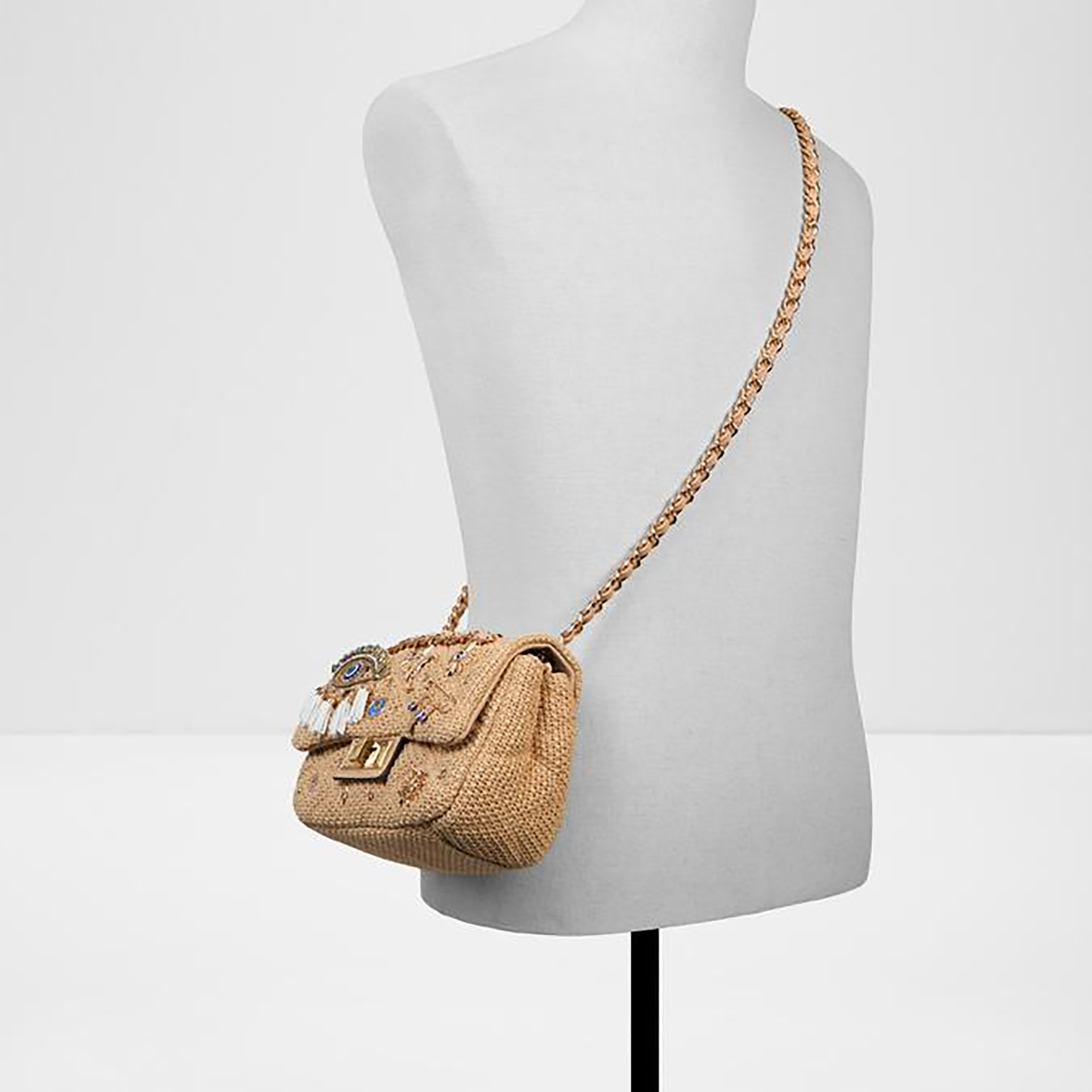 Aldo Ulira Embellishment Crossbody Bag with Twist Lock Closure and Non Detachable Strap-women-bagsandwallets-handbags-image-4