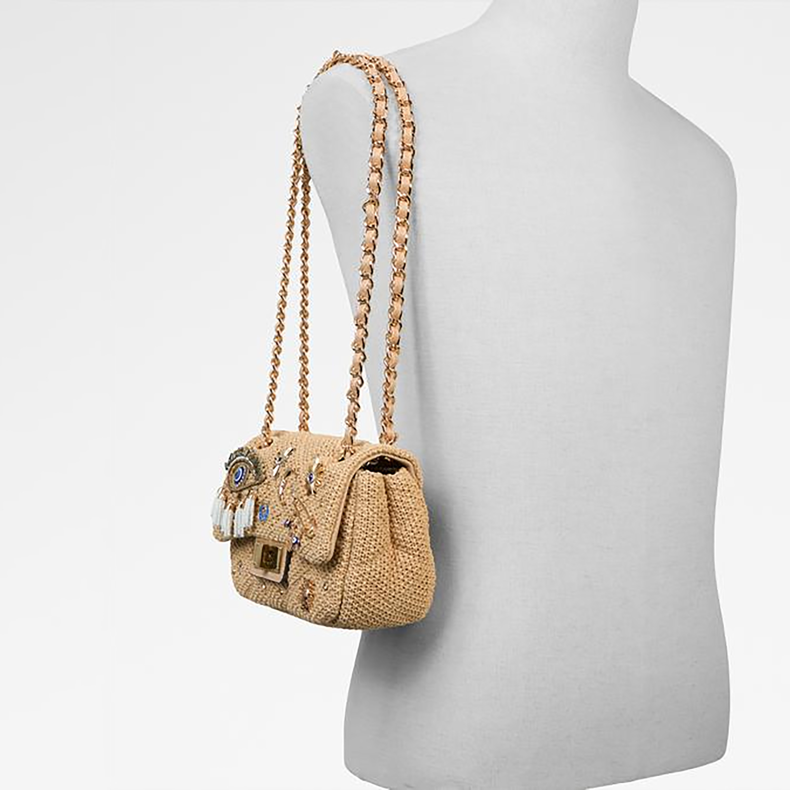 Aldo Ulira Embellishment Crossbody Bag with Twist Lock Closure and Non Detachable Strap-women-bagsandwallets-handbags-image-5