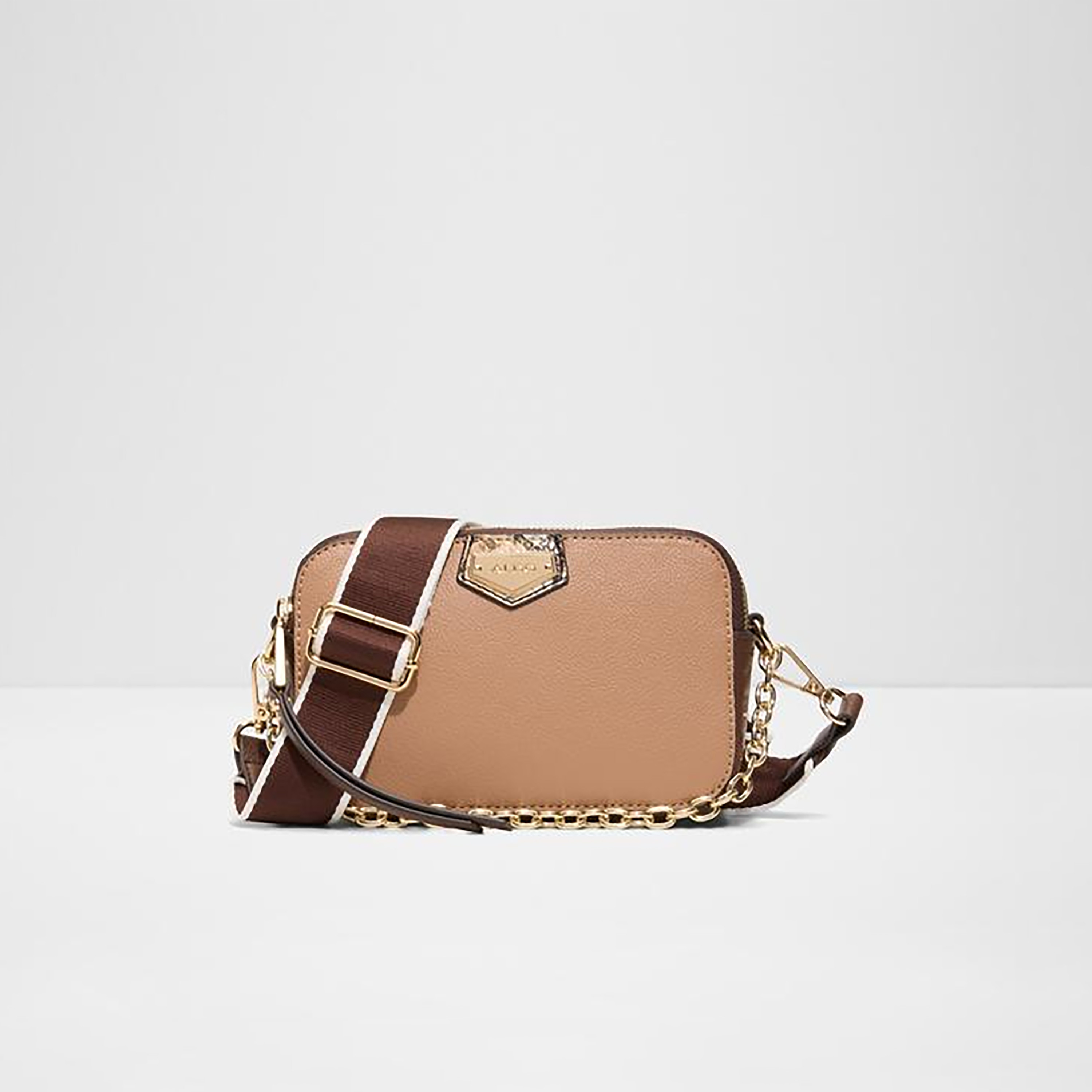 Aldo Ivie Snake Print Sling Bag with Zipper Closure and Adjustable Strap-women-bagsandwallets-handbags-image-1