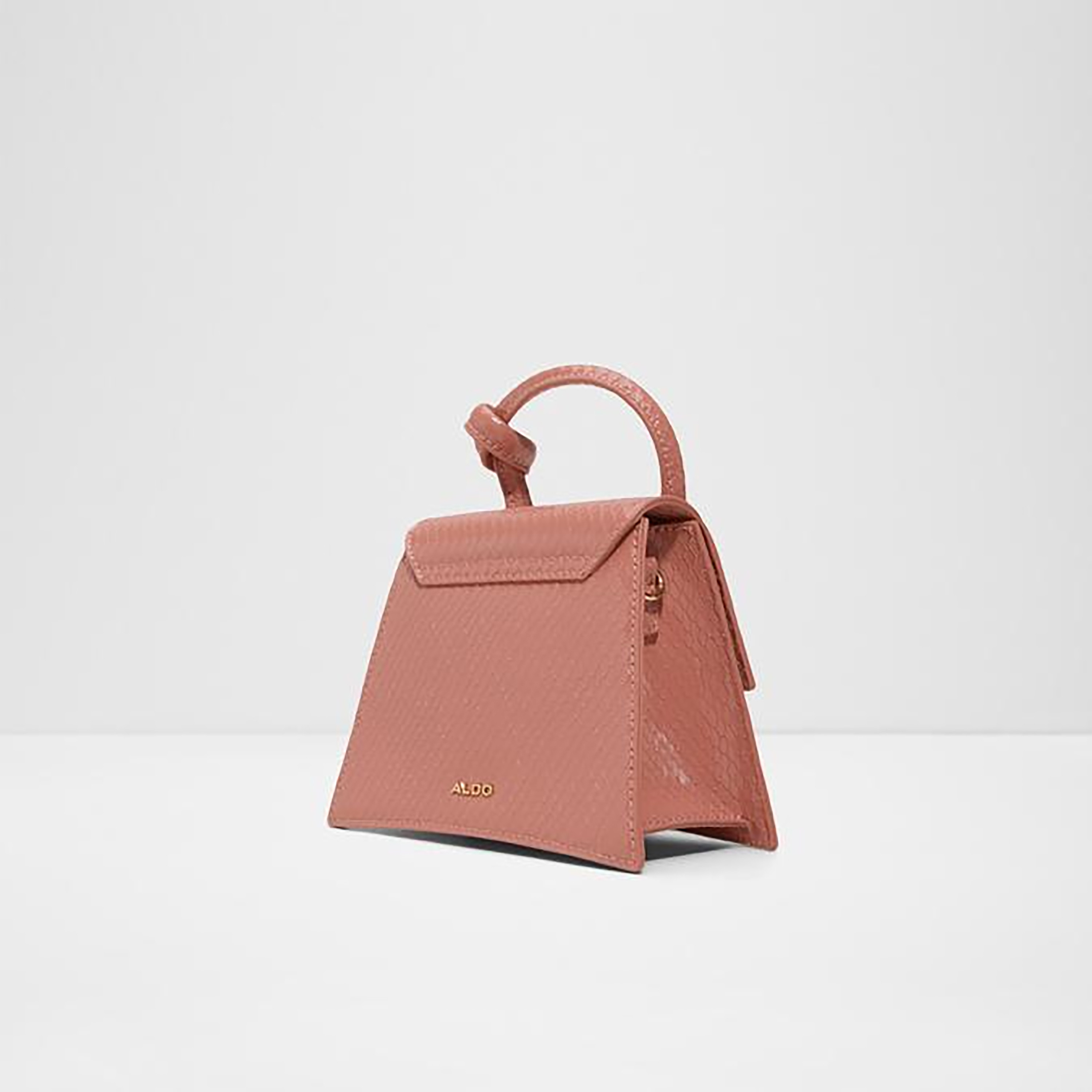 Aldo Cierra Textured Top Handle Crossbody Bag with Flap Closure and Adjustable Strap-women-bagsandwallets-handbags-image-2