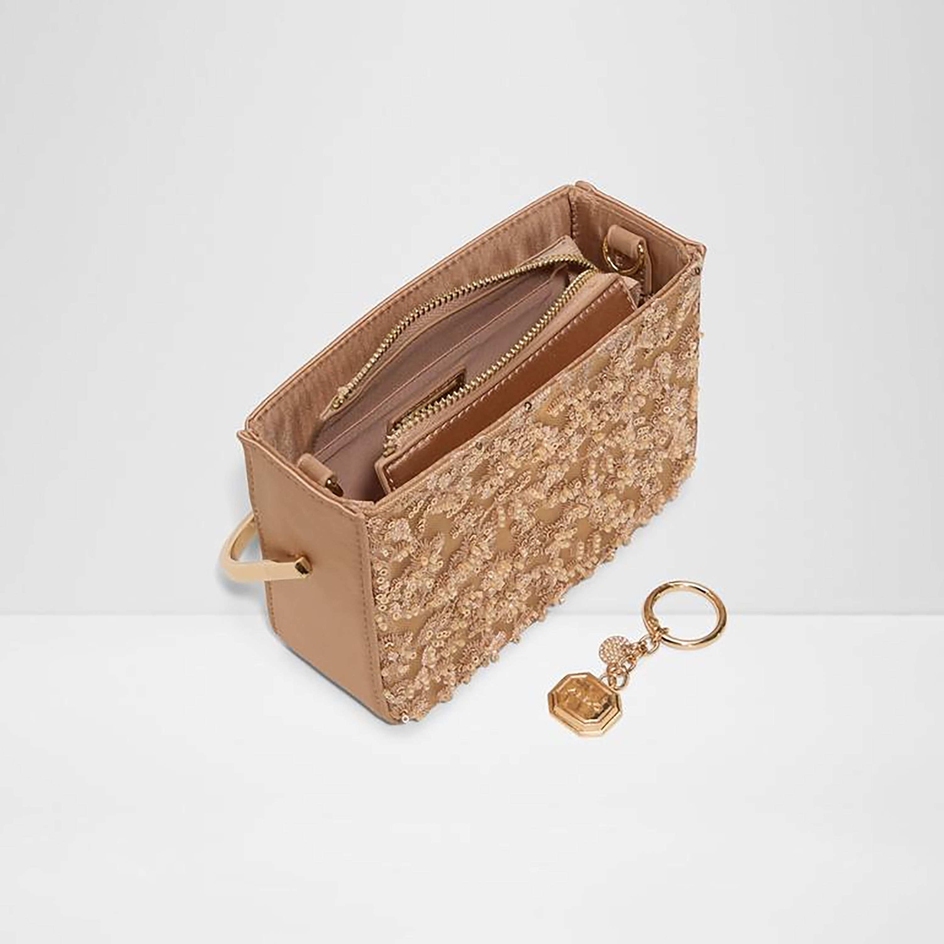 حقيبة ألدو أموريتا المزخرفة ذات المقبض الواحد والحزام الكتفي مع سحاب إغلاق وسلسلة-women-bagsandwallets-handbags-image-3