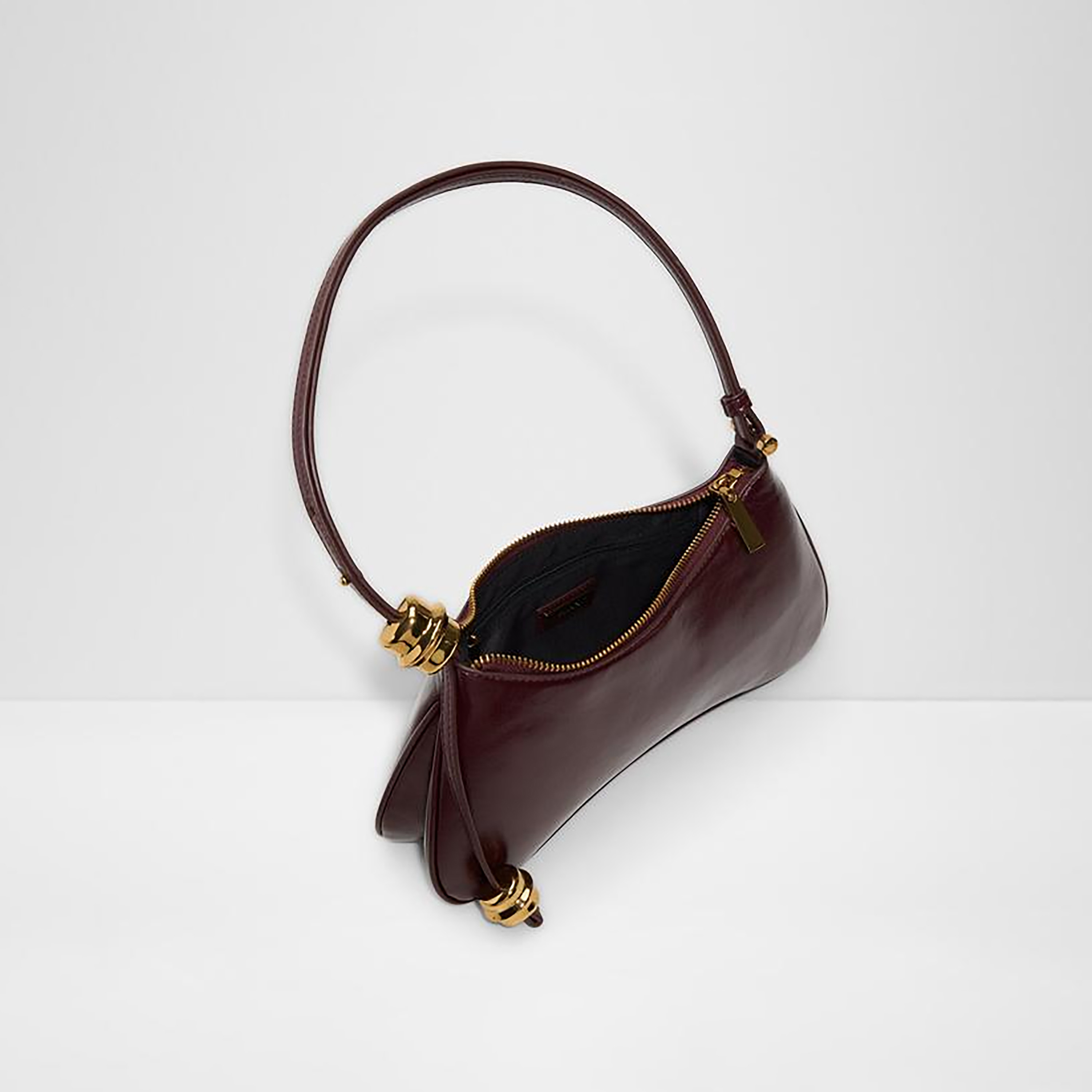 Aldo Amellie Plain Single Handle Shoulder Bag with Zipper Closure-women-bagsandwallets-handbags-image-3