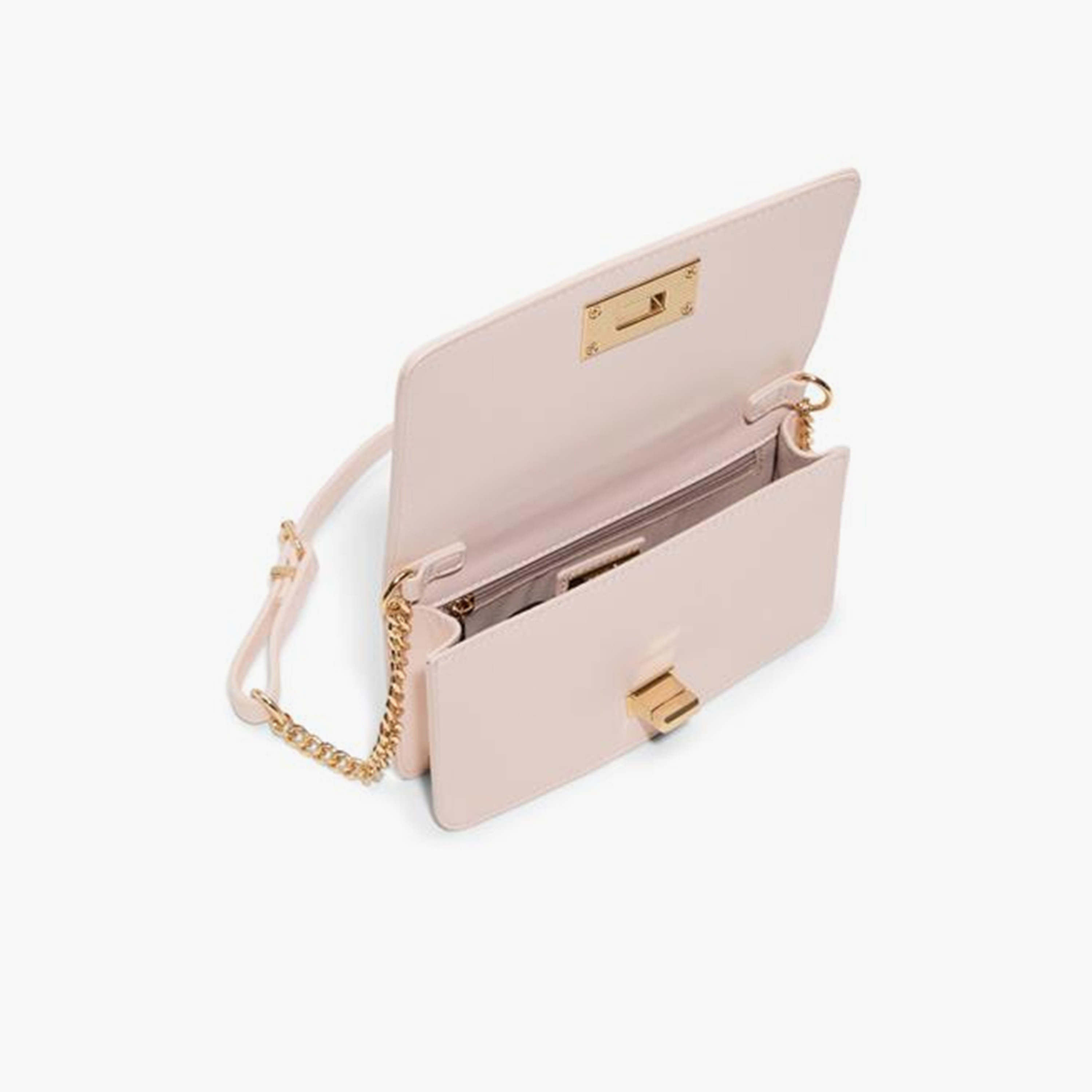 Aldo Kerira Plain Crossbody Bag with Twist Lock Closure and Non Detachable Strap-women-bagsandwallets-handbags-image-5