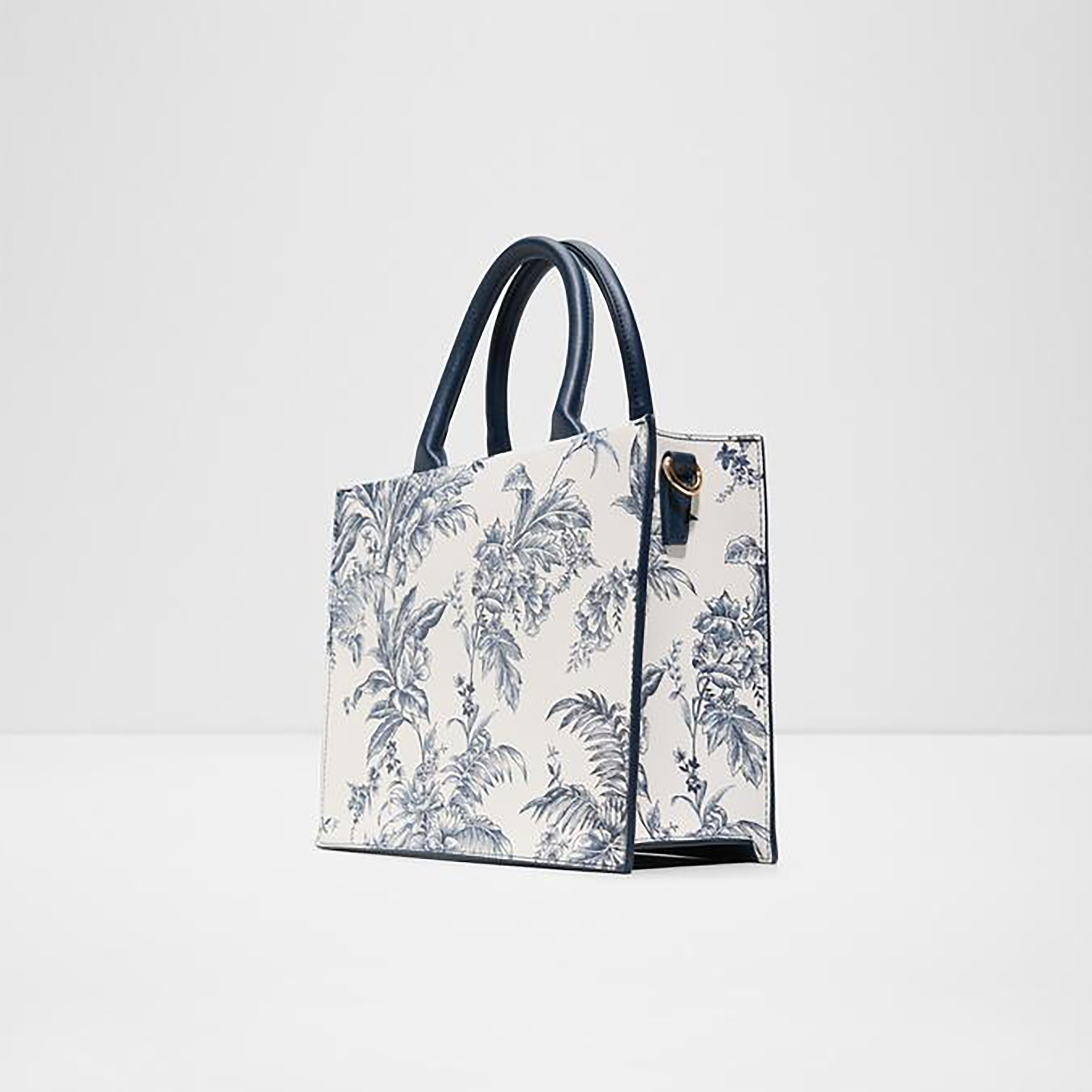 Aldo Palmera Floral Print Double Handle Tote Bag with Zip Closure and Adjustable Strap-women-bagsandwallets-handbags-image-2