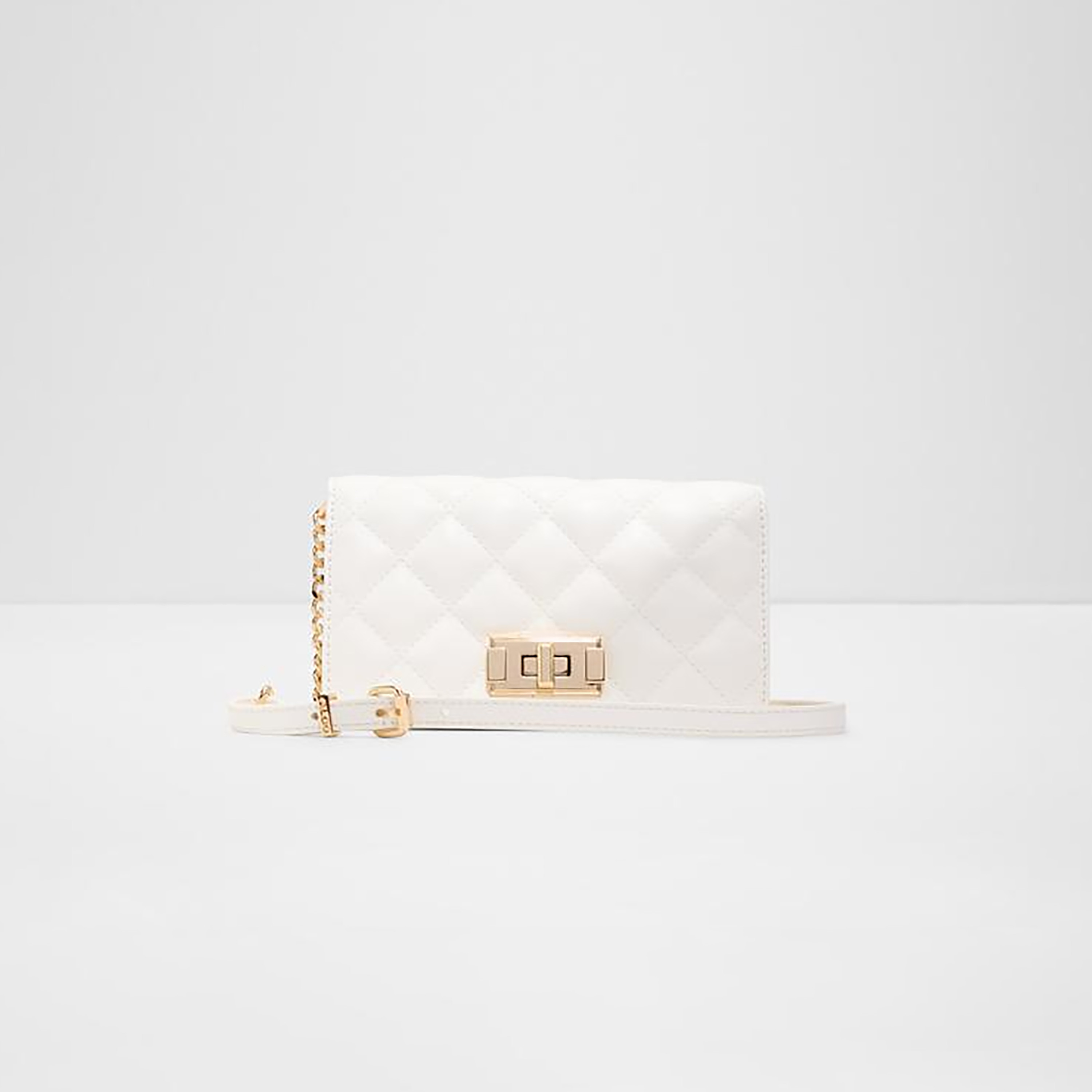 حقيبة ألدو كيريرا الصغيرة المبطنة ذات الحزام الكتفي مع قفل دوار وحزام سلسلة-women-bagsandwallets-handbags-image-1