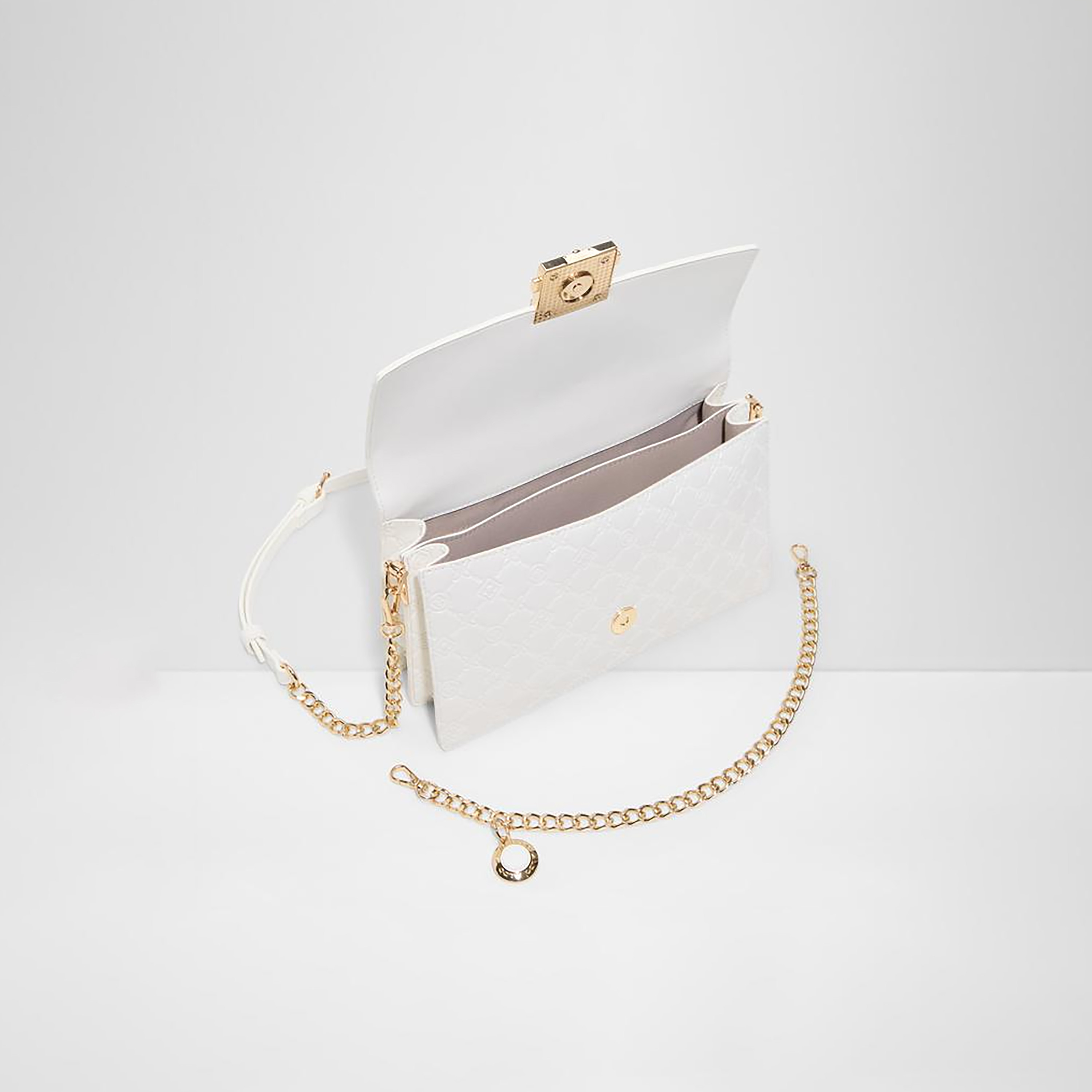 حقيبة ألدو إيفينجيليا الصغيرة ذات الملمس المميز، مزودة بغطاء قلاب وحزام سلسلة.-women-bagsandwallets-handbags-image-3