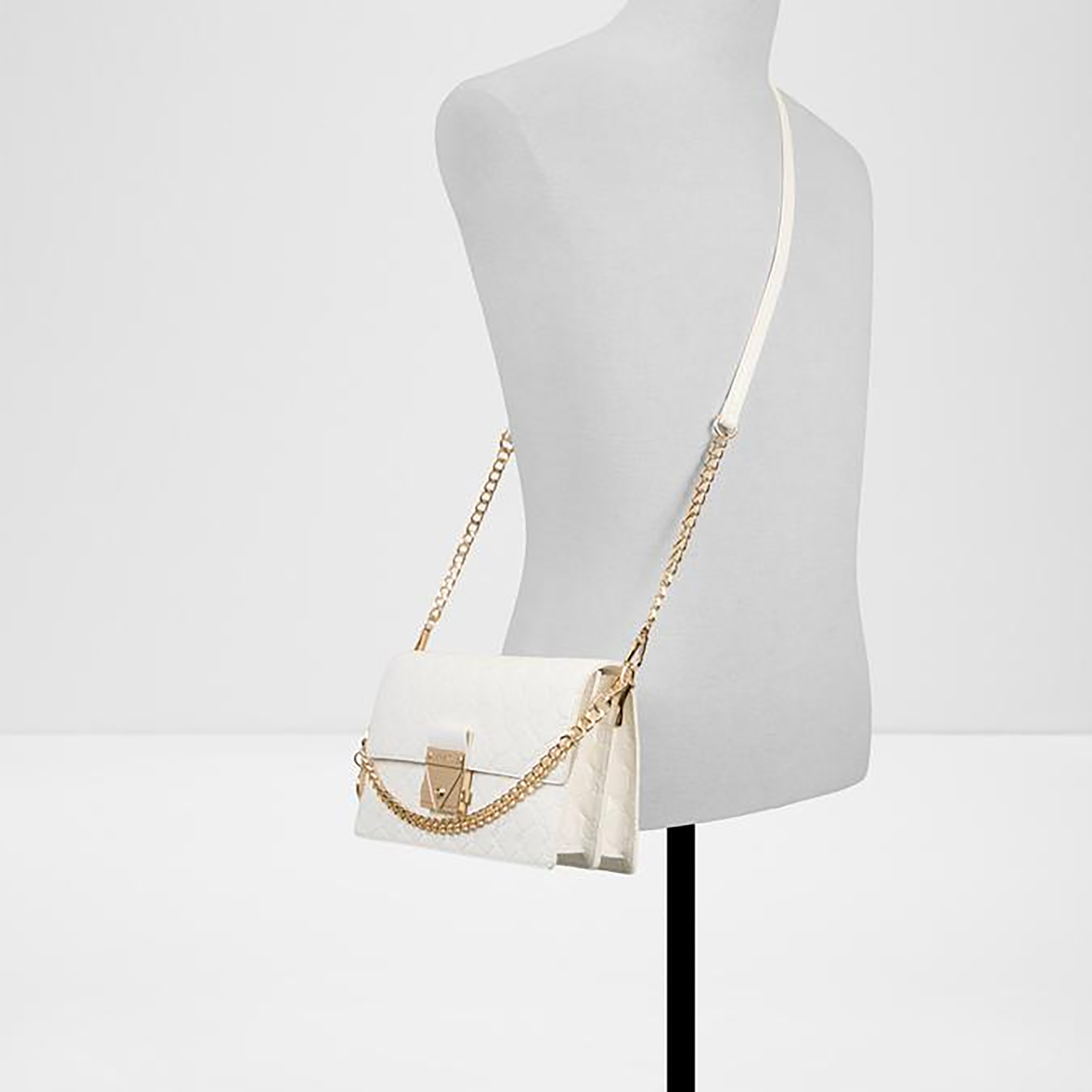 Aldo Evengelia Textured Mini Sling Bag with Flap Closure and Chain Strap-women-bagsandwallets-handbags-image-4