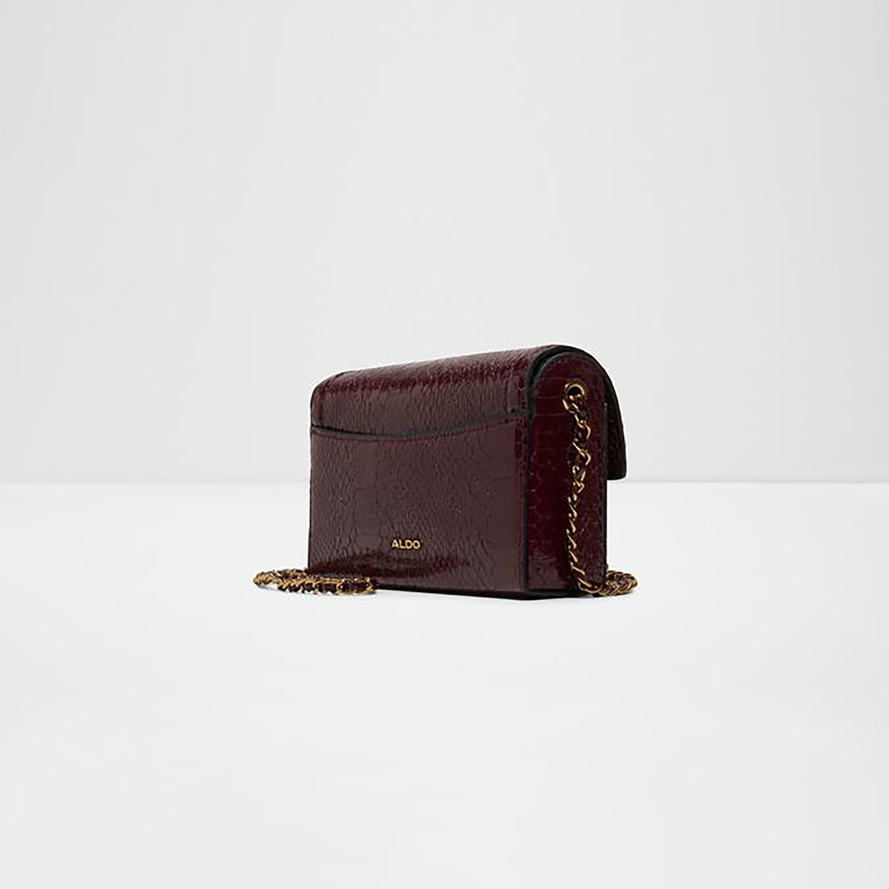 Aldo Leiliani Textured Sling Bag with Flap Closure and Chain Strap-women-bagsandwallets-handbags-image-7