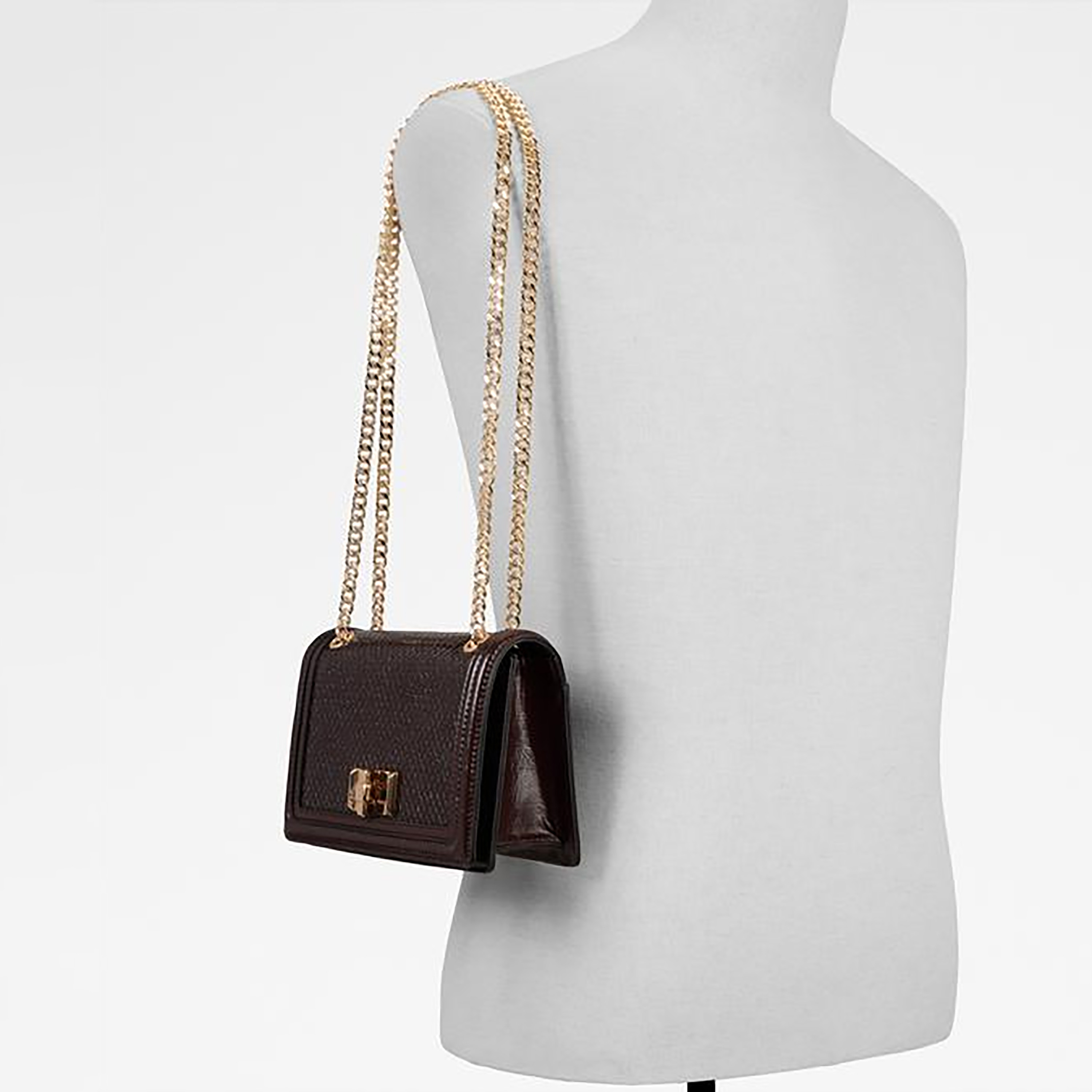 Aldo Vyviana Textured Crossbody Bag with Twist Lock Closure and Chain Strap-women-bagsandwallets-handbags-image-5