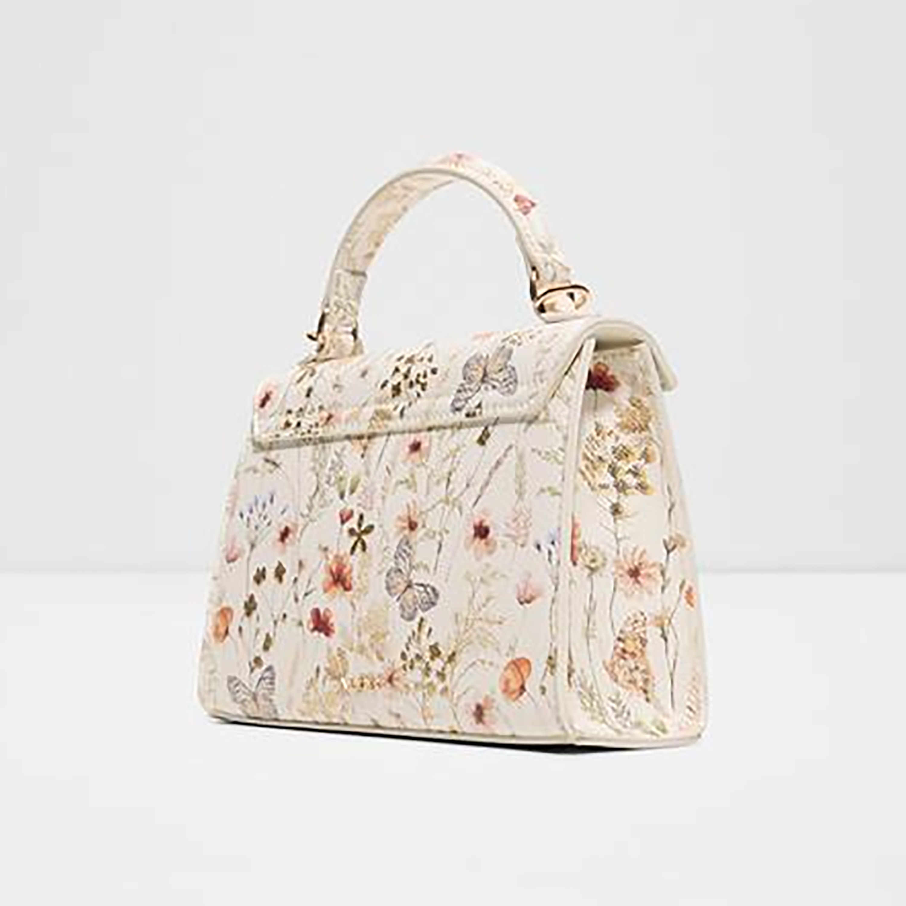 حقيبة ألدو ليورا الصغيرة ذات المقبض العلوي بنقشة الزهور، مزودة بقفل دوار وحزام سلسلة.-women-bagsandwallets-handbags-image-2