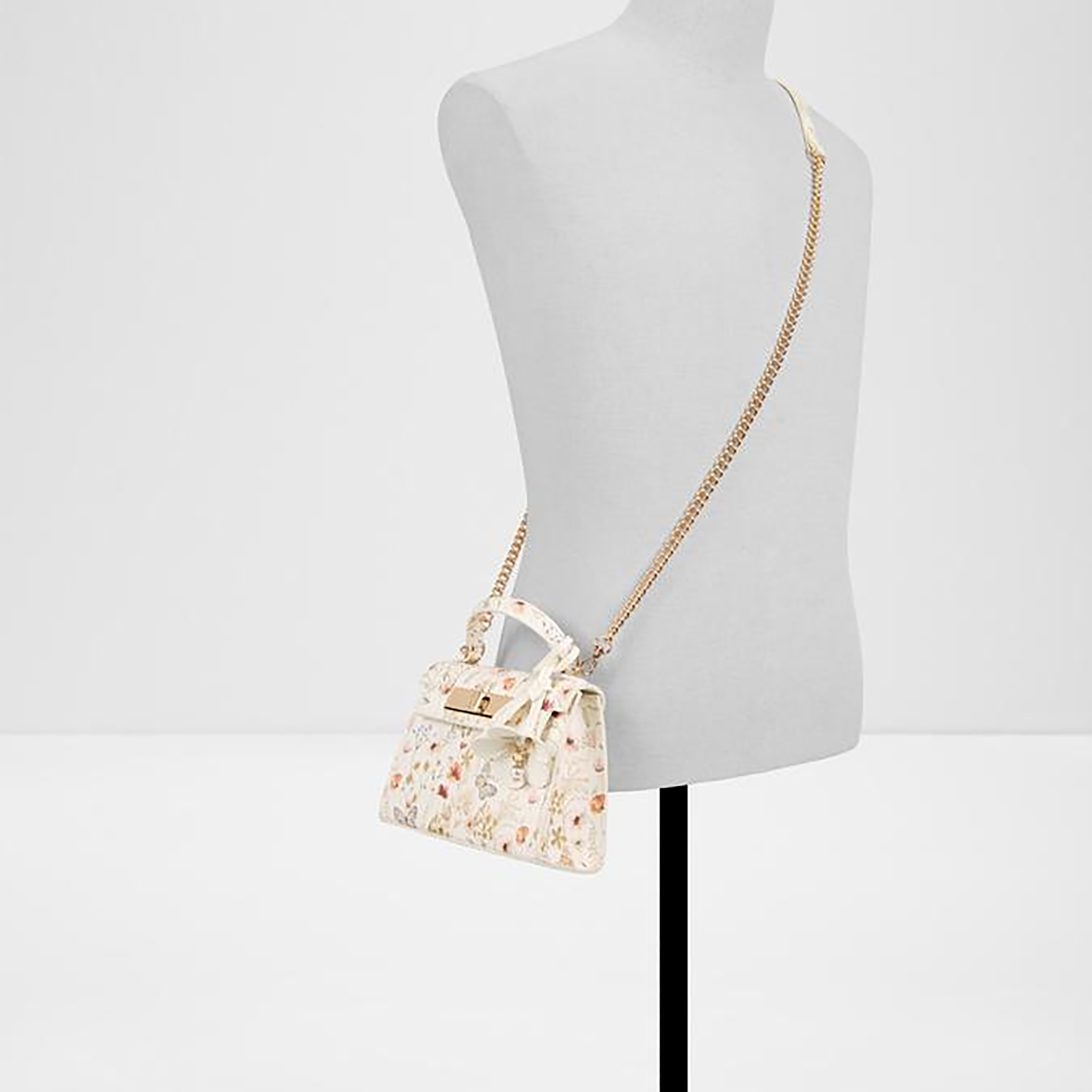 Aldo Leora Floral Print Top Handle Mini Satchel Bag with Twist Lock Closure & Chain Strap-women-bagsandwallets-handbags-image-4