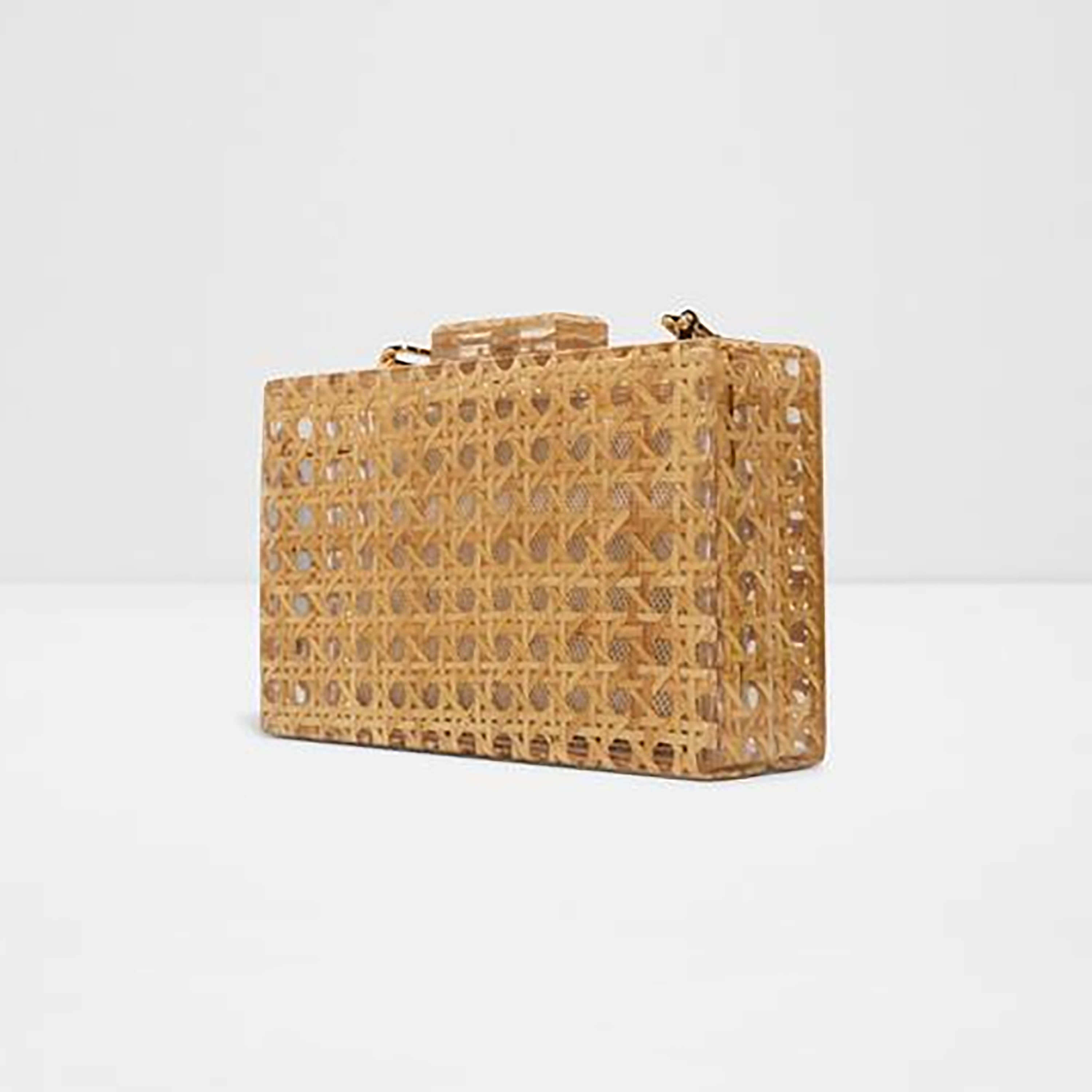 Aldo Seliora Cane Weave Clutch with Magnetic Closure and Chain Strap-women-bagsandwallets-handbags-image-2