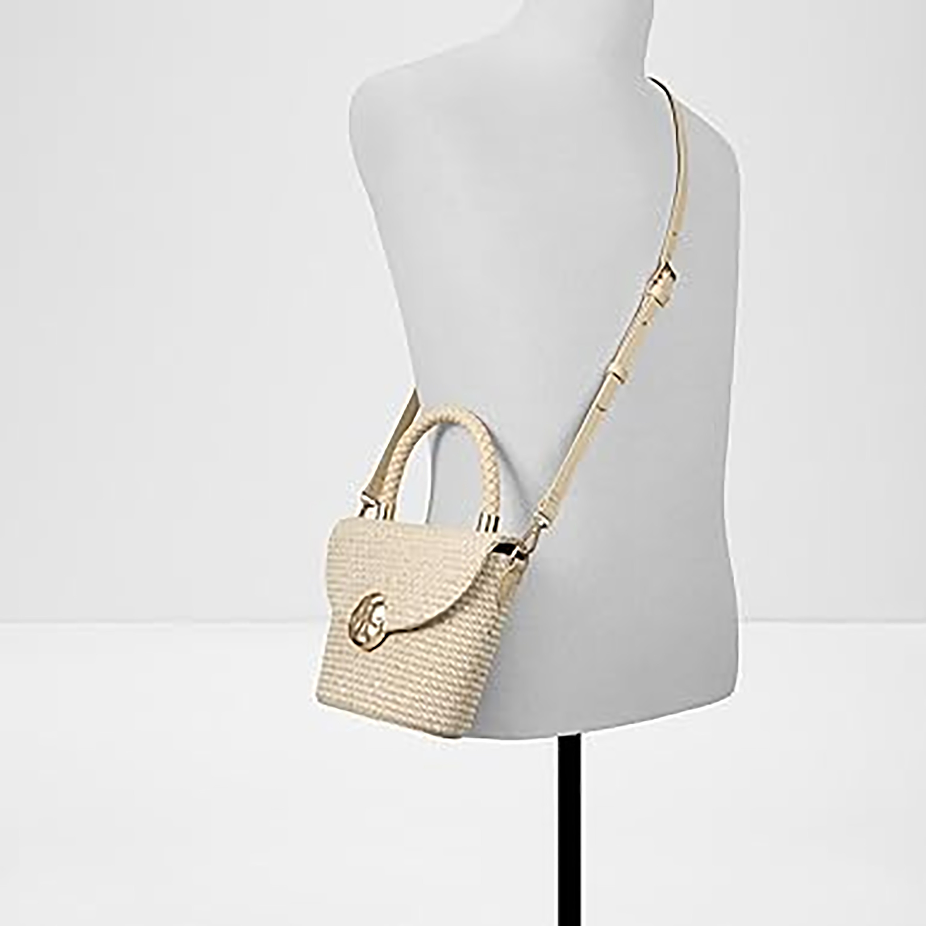 Aldo Soletta Textured Top Handle Crossbody Bag with Magnetic Closure and Adjustable Strap-women-bagsandwallets-handbags-image-4