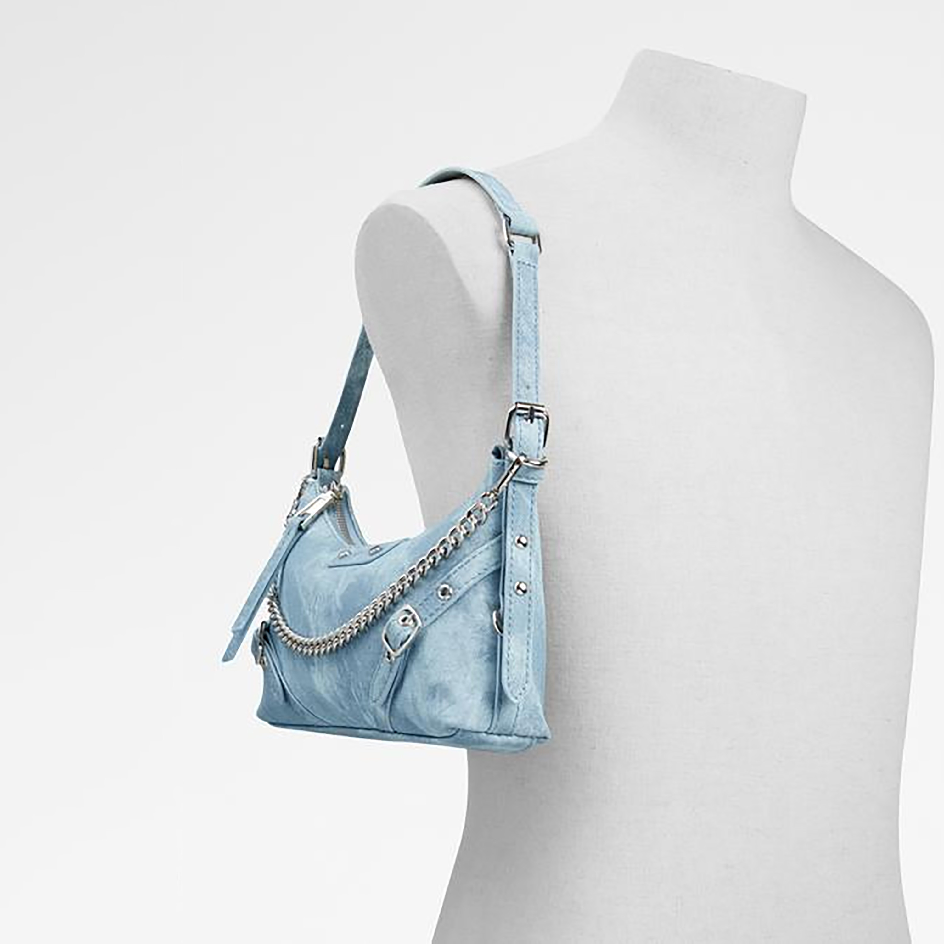 Aldo Faralaeliax Textured Single Handle Shoulder Bag with Zip Closure & Adjustable Strap-women-bagsandwallets-handbags-image-5