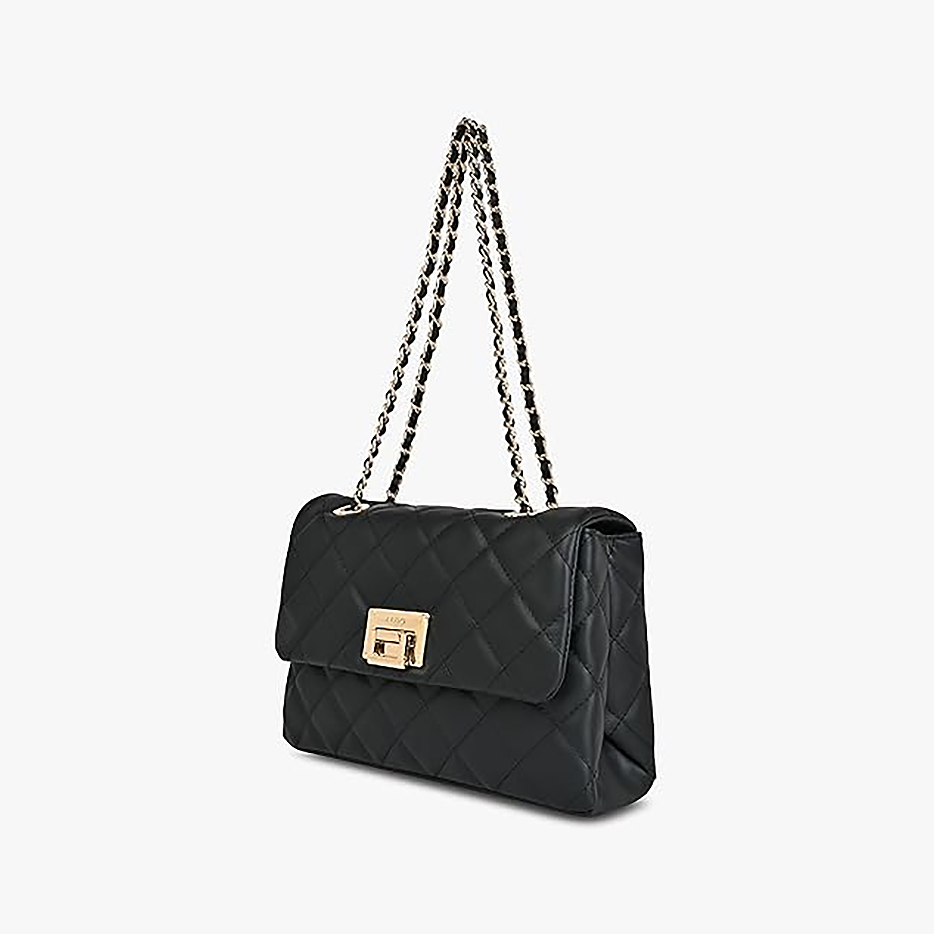 حقيبة كتف مبطنة من ألدو كونتيدينون مزودة بقفل دوار وحزام غير قابل للفصل-women-bagsandwallets-handbags-image-2
