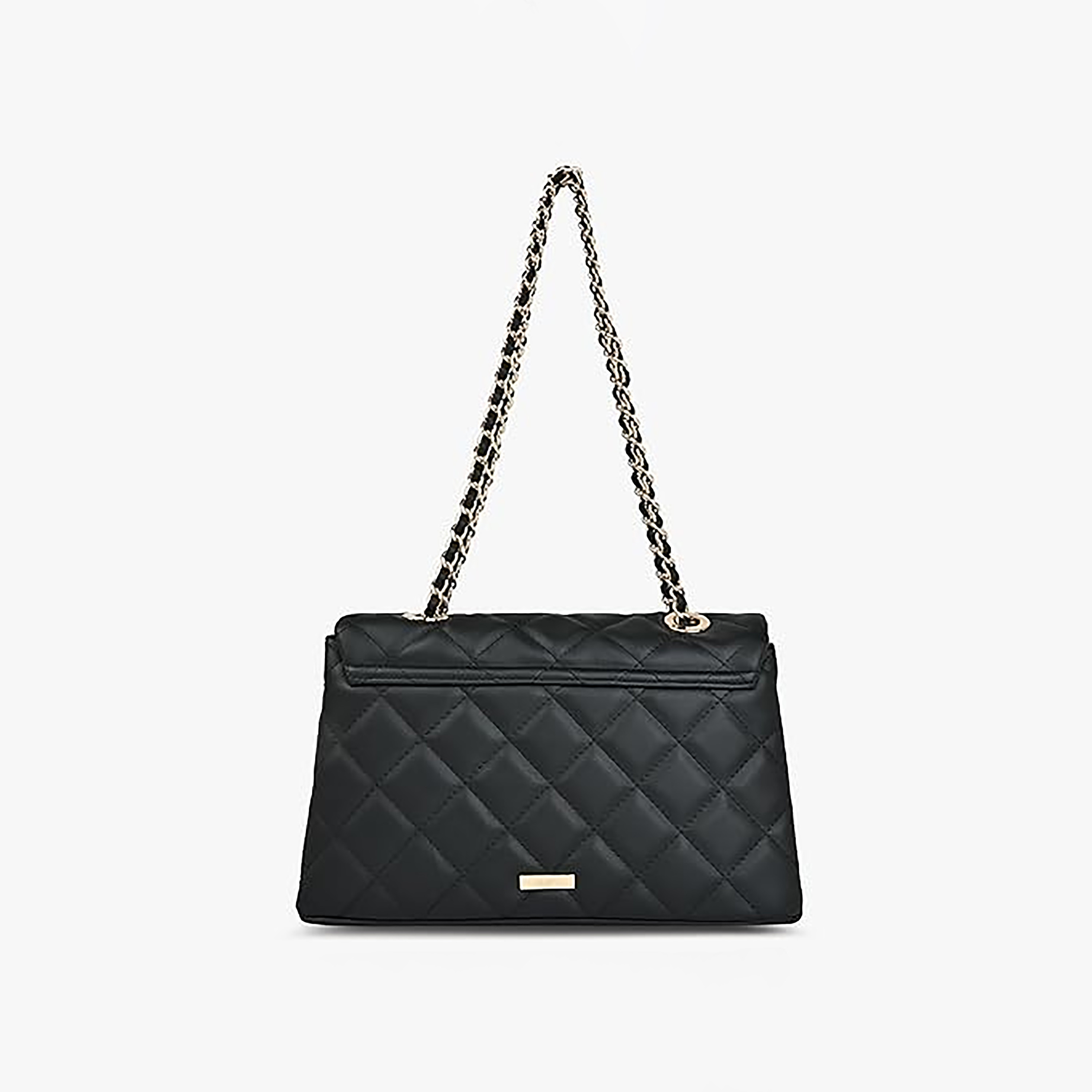 حقيبة كتف مبطنة من ألدو كونتيدينون مزودة بقفل دوار وحزام غير قابل للفصل-women-bagsandwallets-handbags-image-4