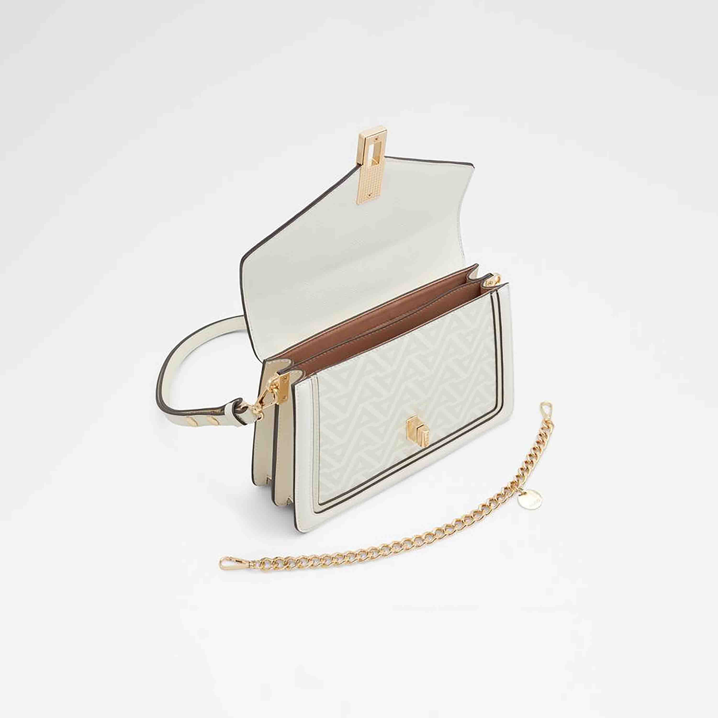 Aldo Amdouna Monogram Shoulder Bag with Twist Lock Closure and Detachable Strap-women-bagsandwallets-handbags-image-3