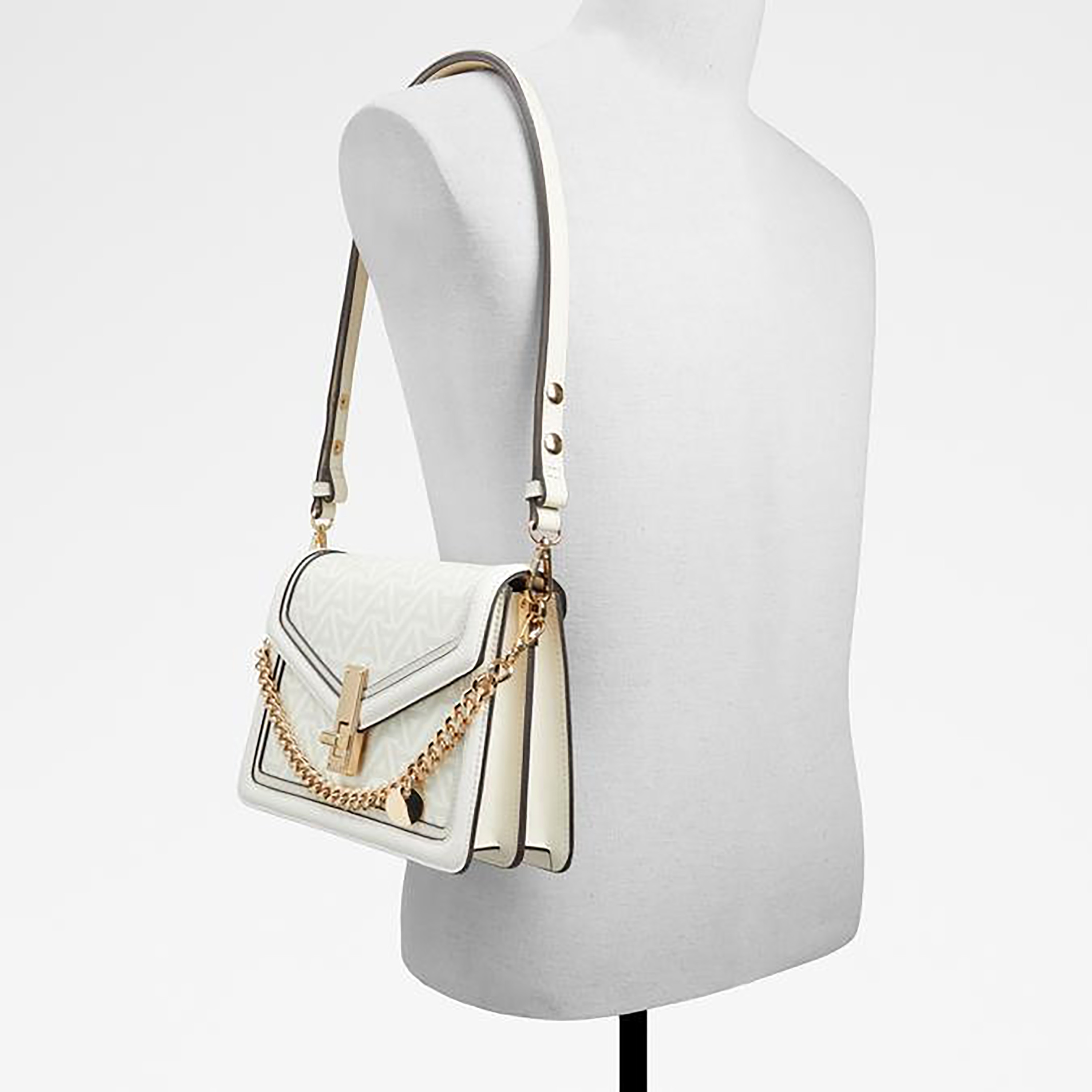 Aldo Amdouna Monogram Shoulder Bag with Twist Lock Closure and Detachable Strap-women-bagsandwallets-handbags-image-4