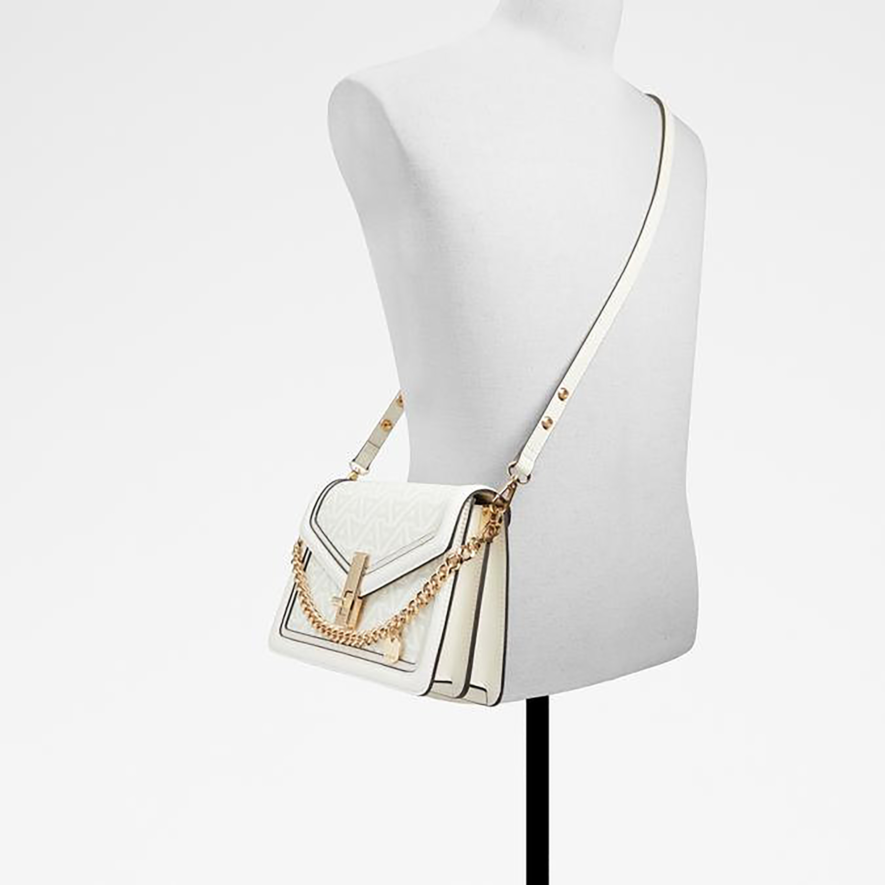 Aldo Amdouna Monogram Shoulder Bag with Twist Lock Closure and Detachable Strap-women-bagsandwallets-handbags-image-5