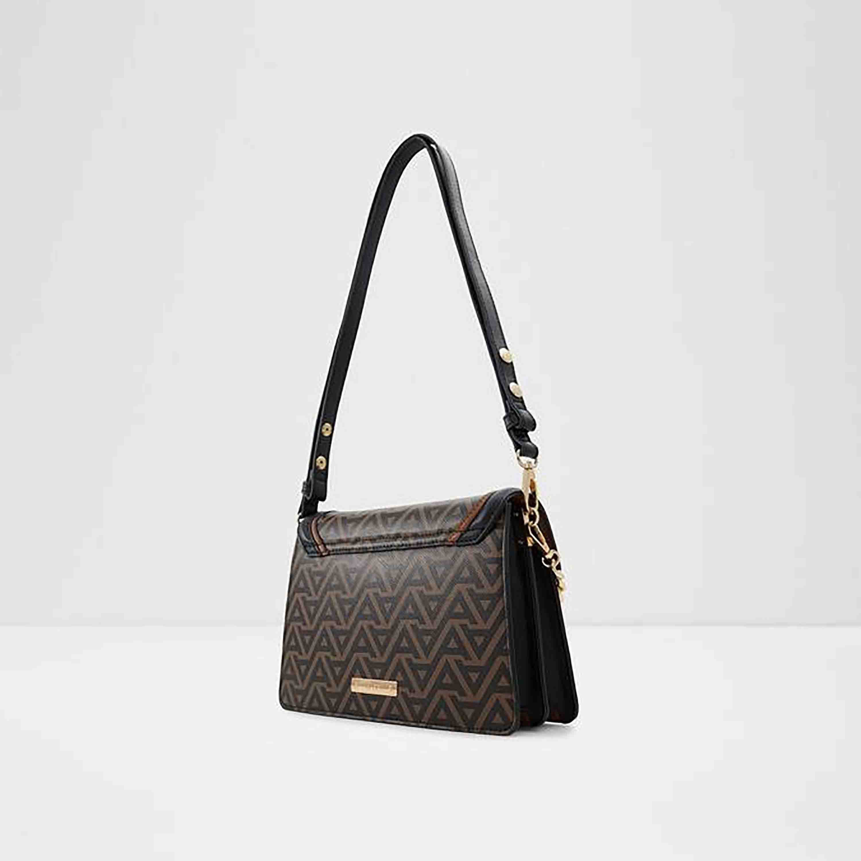 حقيبة كتف من ألدو أمدونا بنقشة المونوغرام مع قفل دوار وحزام قابل للفصل-women-bagsandwallets-handbags-image-7